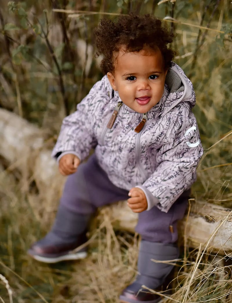 mikk-line - Polyester Baby Jacket - Aop - puhvis ja polsterdatud - cloud gray - 0