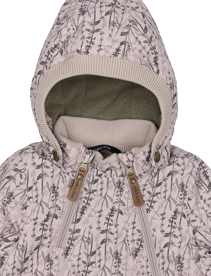 mikk-line - Polyester Baby Jacket - Aop - puhvis ja polsterdatud - cloud gray - 4