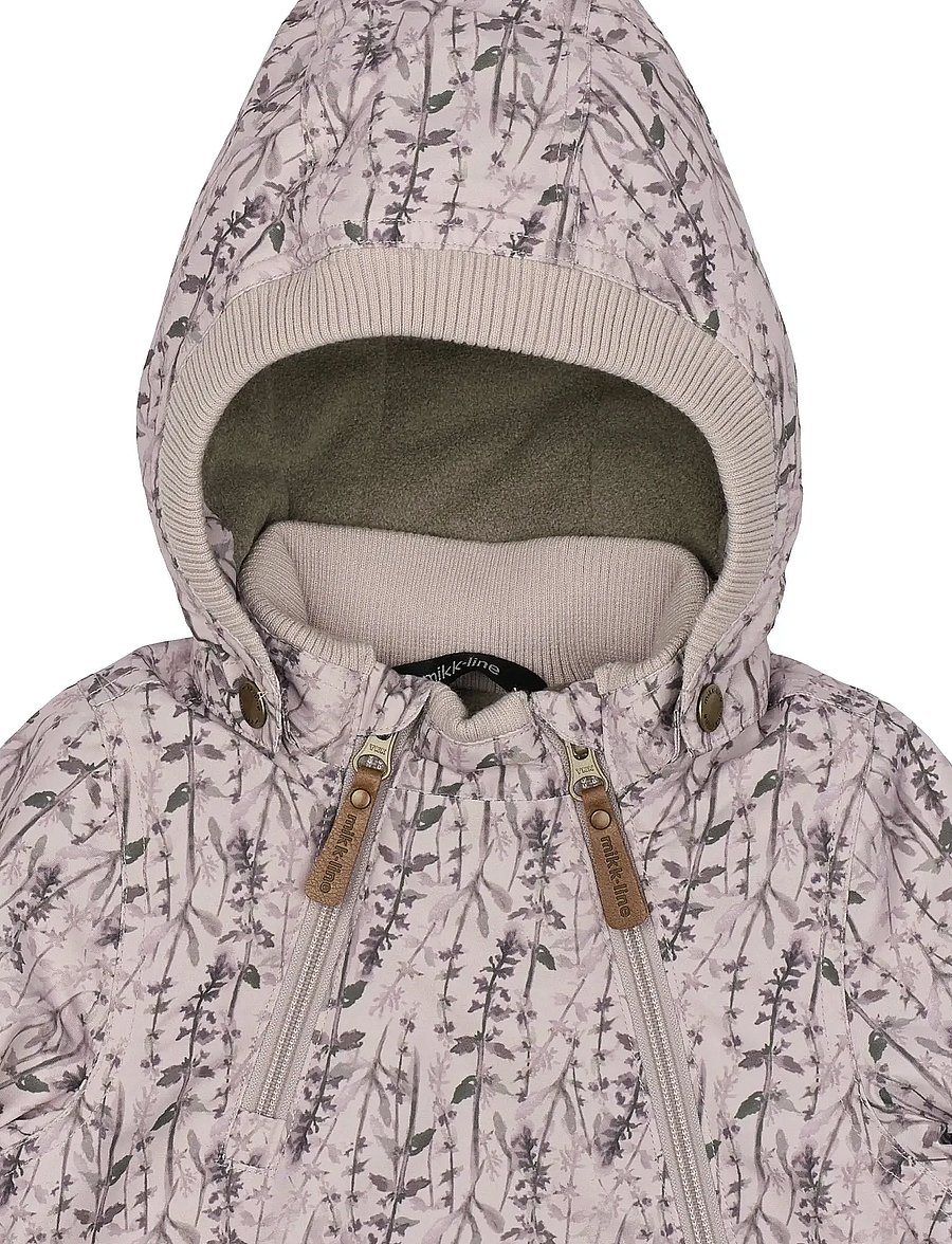 mikk-line - Polyester Baby Jacket - Aop - daunen- und steppjacken - cloud gray - 4