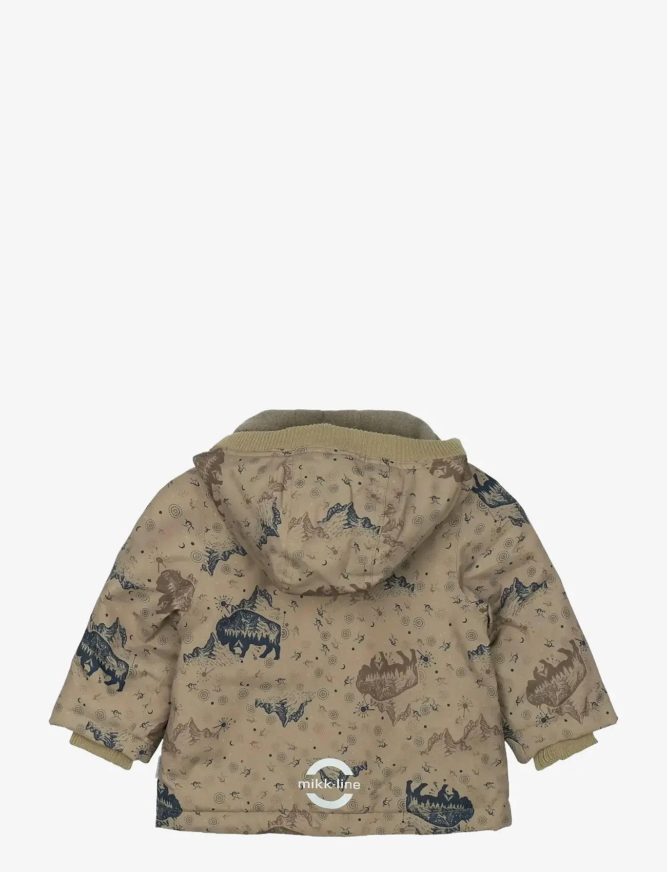 mikk-line - Polyester Baby Jacket - Aop - dunjakker - coriander - 2