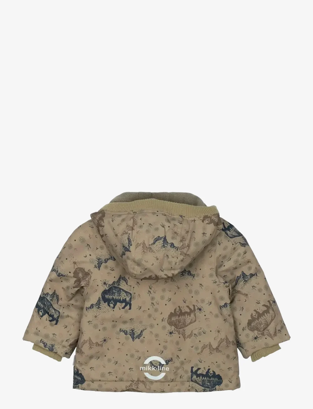 mikk-line - Polyester Baby Jacket - Aop - daunen- und steppjacken - coriander - 2