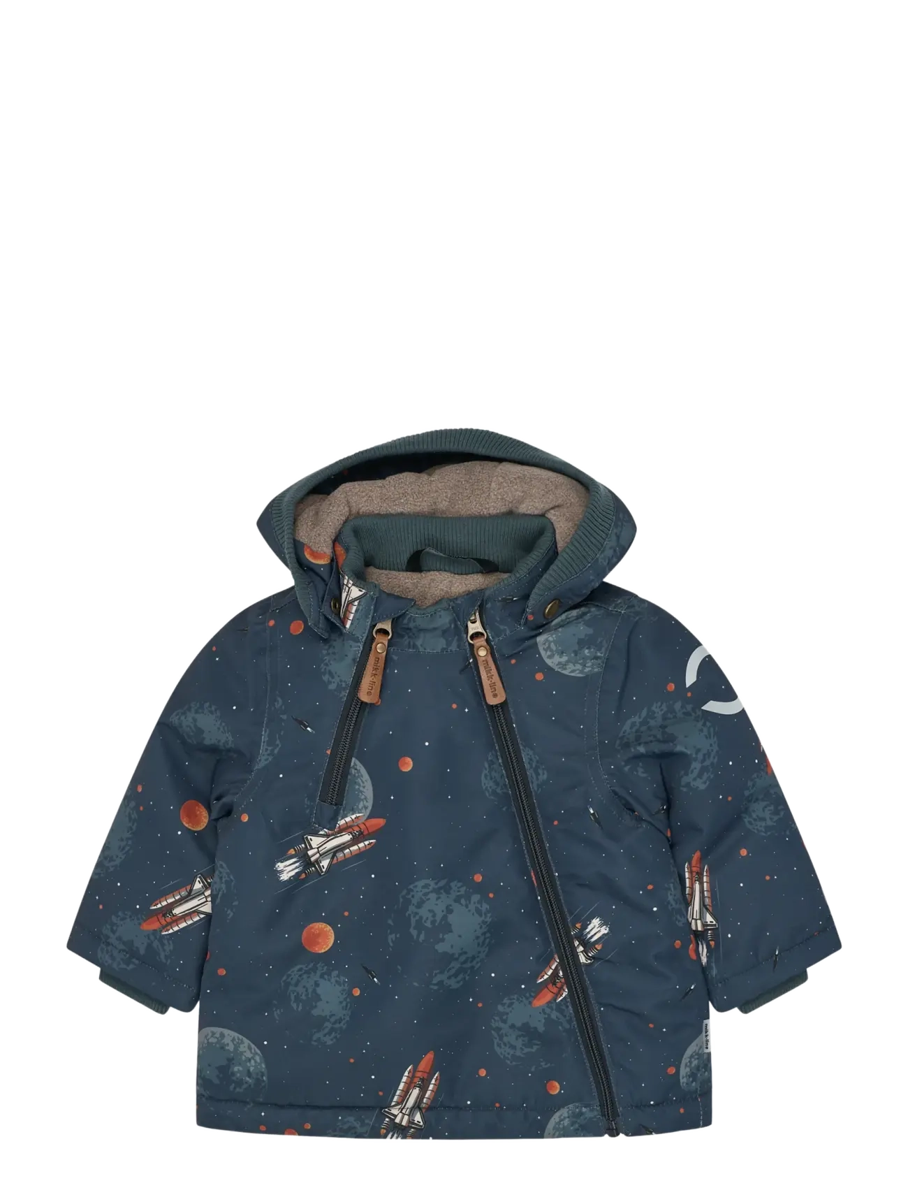 mikk-line Polyester Baby Jacket - Aop - mikk-line - SPACE AOP / navy