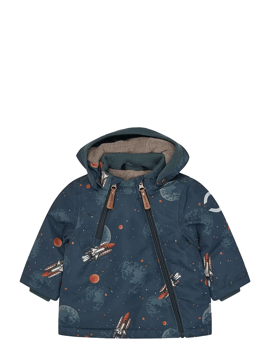 mikk-line - Polyester Baby Jacket - Aop - soojad ja polsterdatud - space aop - 0