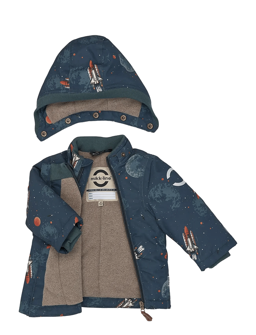 mikk-line - Polyester Baby Jacket - Aop - soojad ja polsterdatud - space aop - 2
