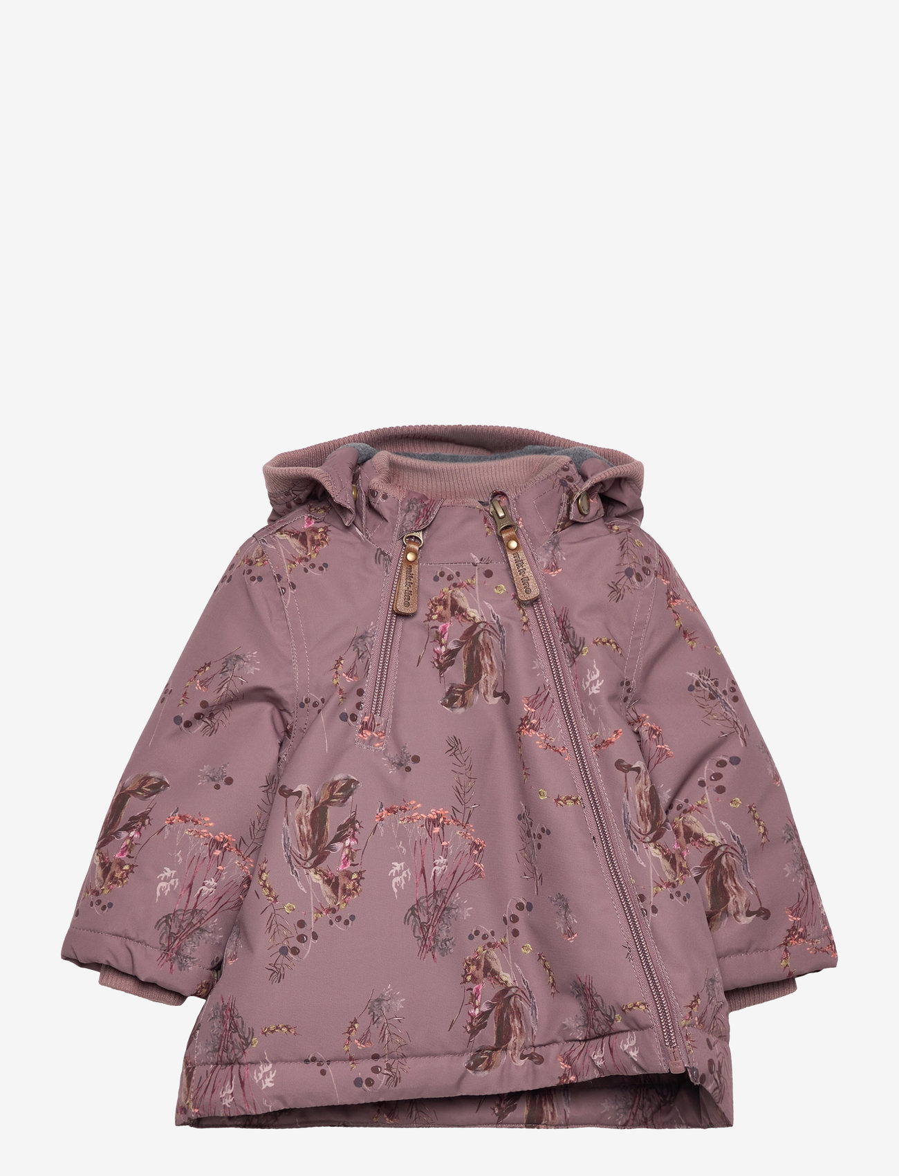 mikk-line - Polyester Baby Jacket - Aop - Žieminės striukės - twilight mauve - 0