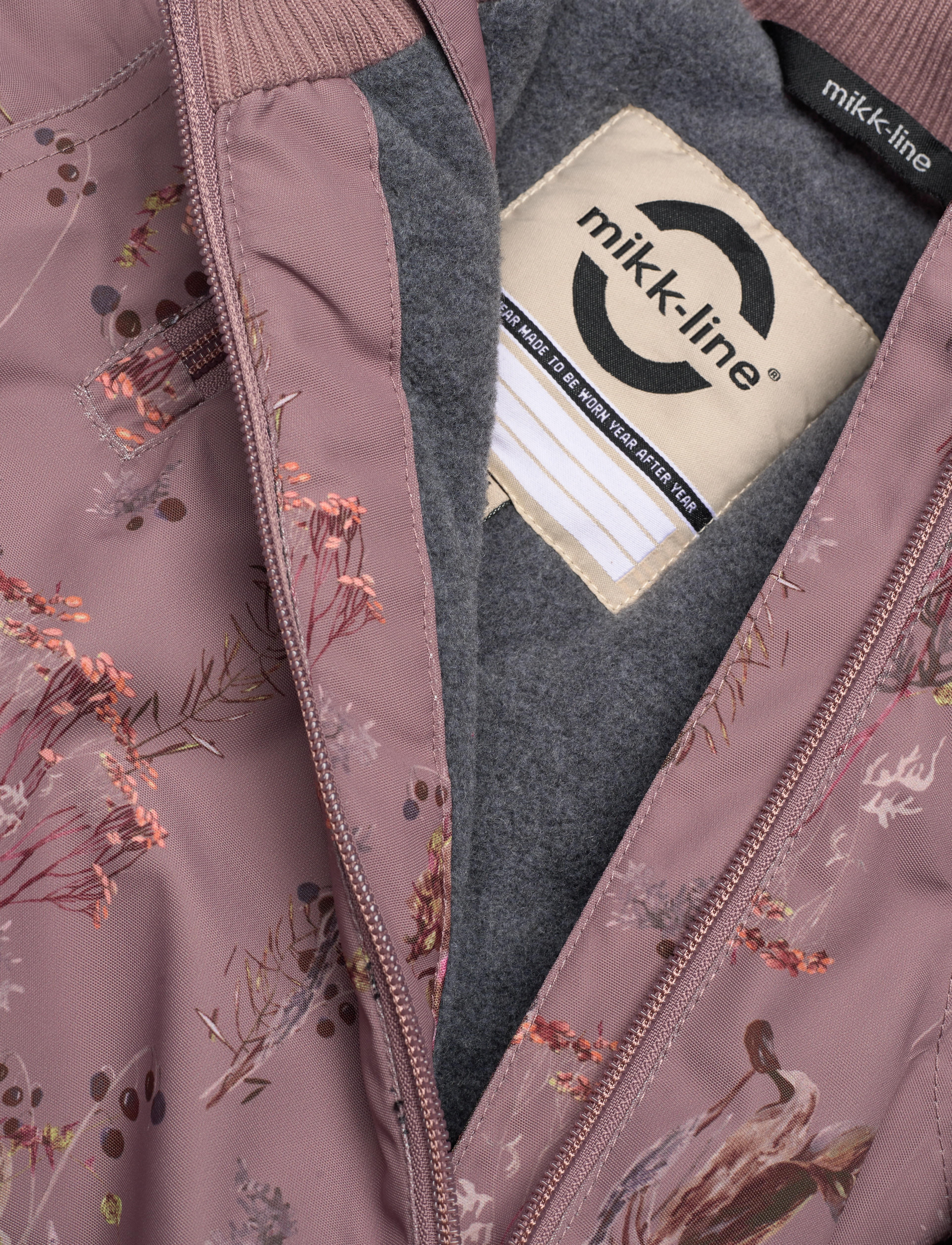mikk-line - Polyester Baby Jacket - Aop - kurtki zimowe - twilight mauve - 2