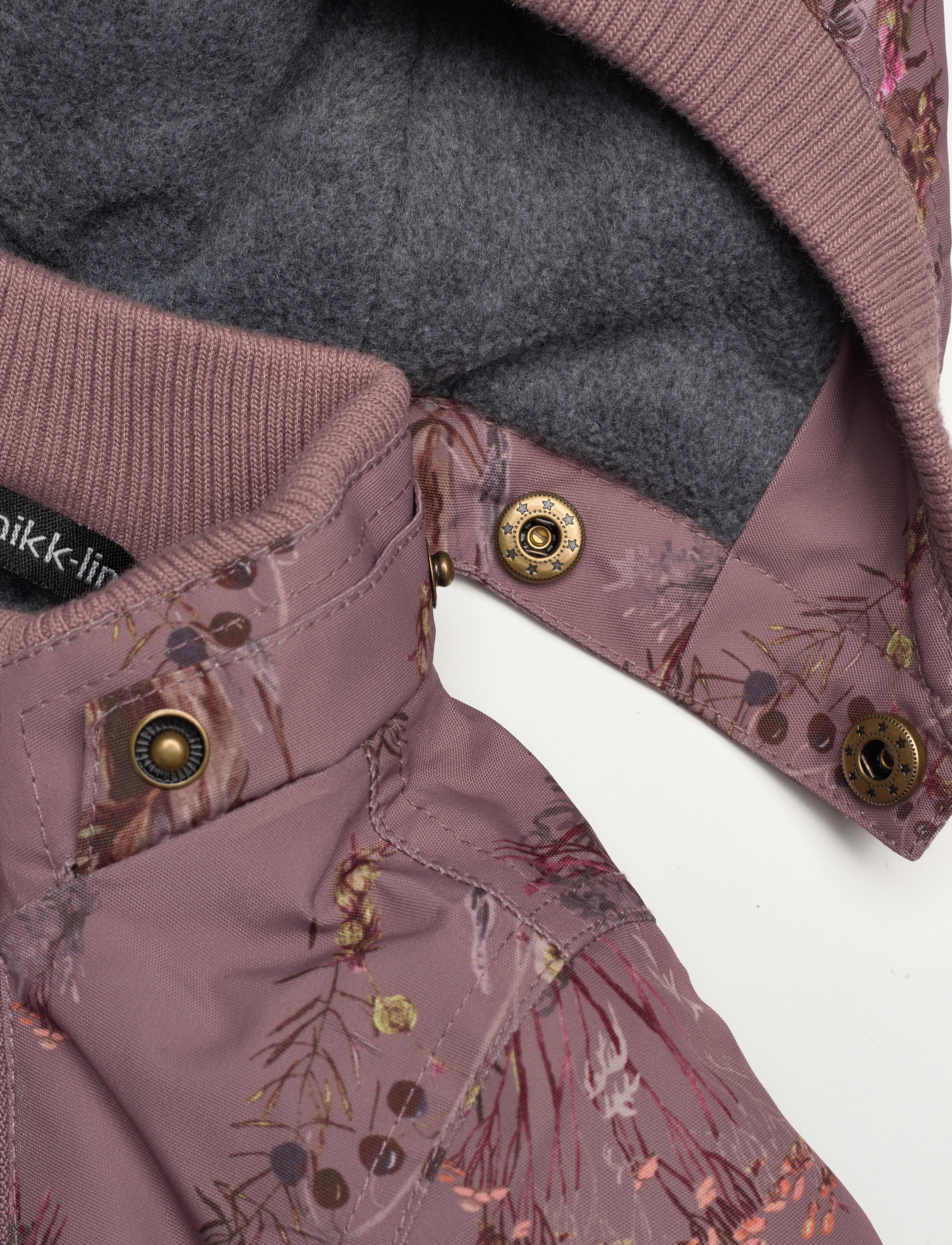 mikk-line - Polyester Baby Jacket - Aop - kurtki zimowe - twilight mauve - 3