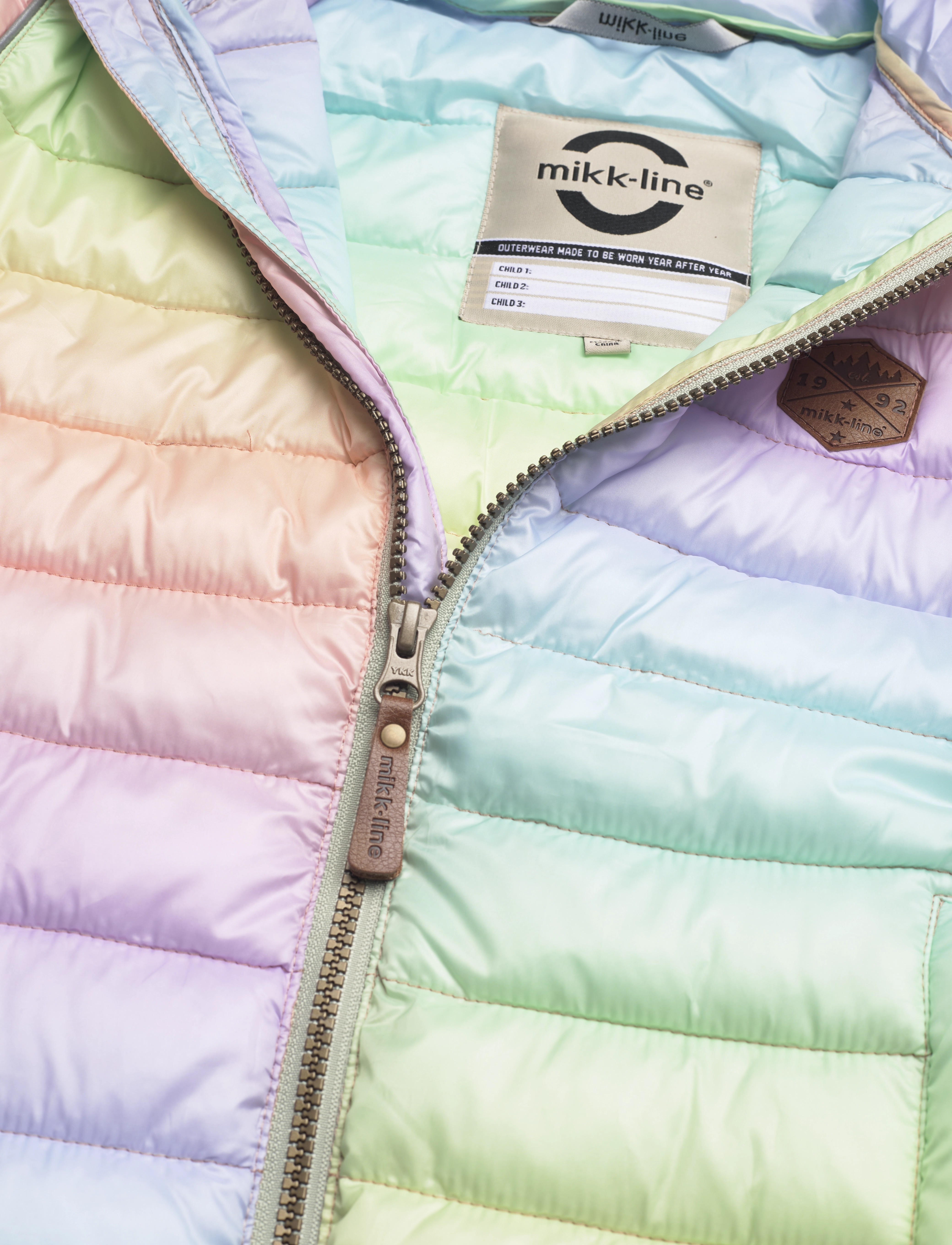 mikk-line - Nylon puffer 2 in 1 Jacket - colorful - 4
