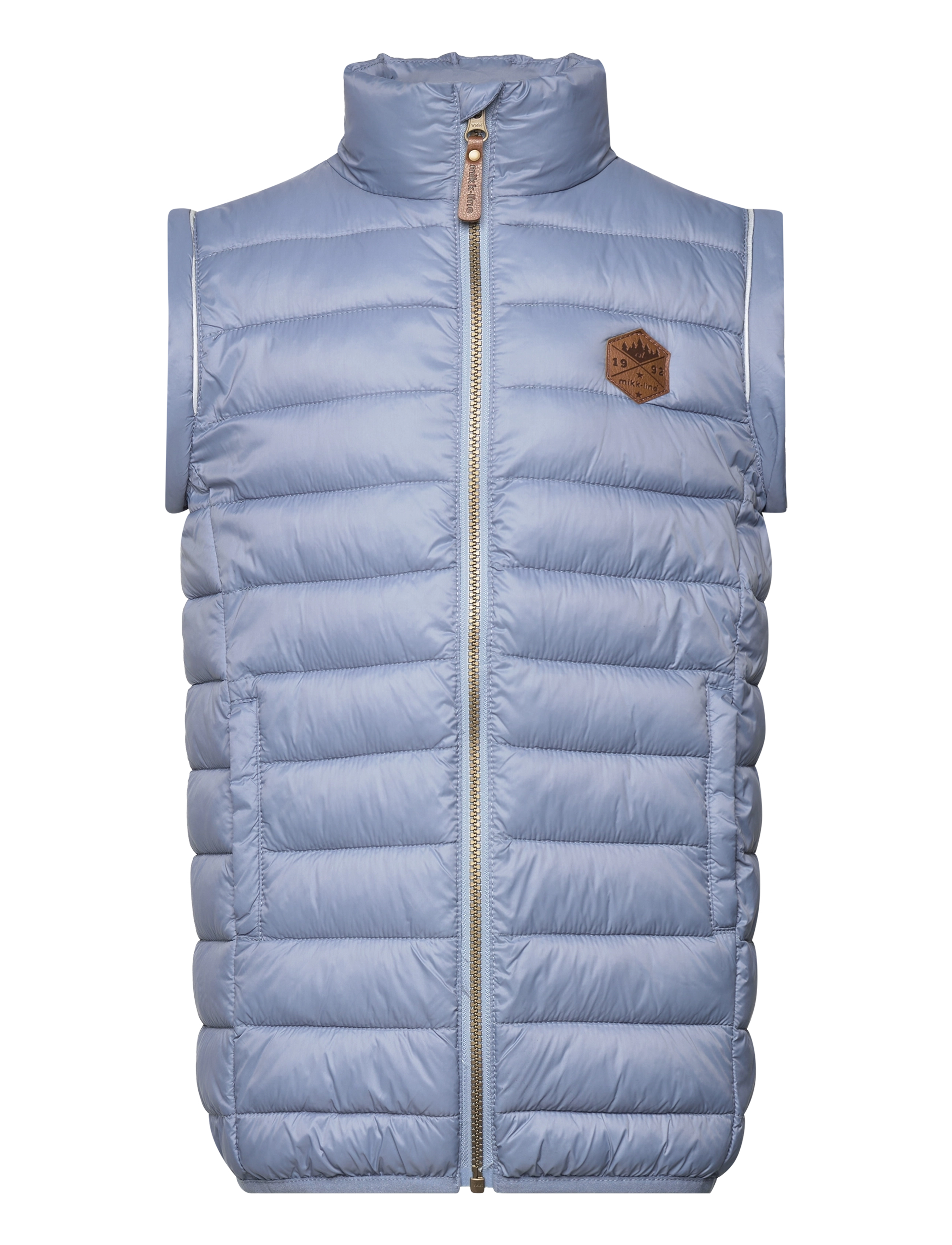 mikk-line - Nylon puffer 2 in 1 Jacket - faded denim - 3