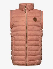 mikk-line - Nylon puffer 2 in 1 Jacket - dunjackor & fodrade jackor - tawny brown - 2