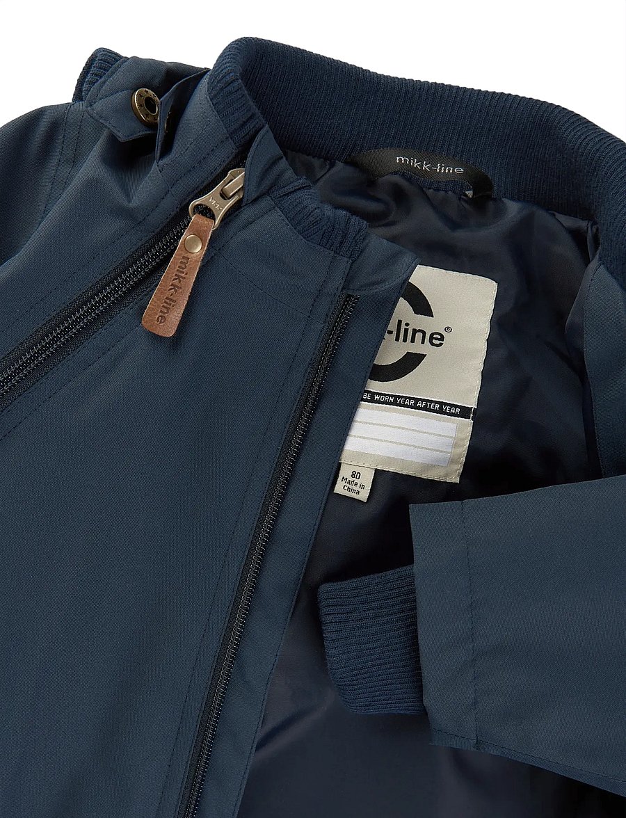 mikk-line - Polyester Baby Jacket, GRS - anoraks - blue nights - 2