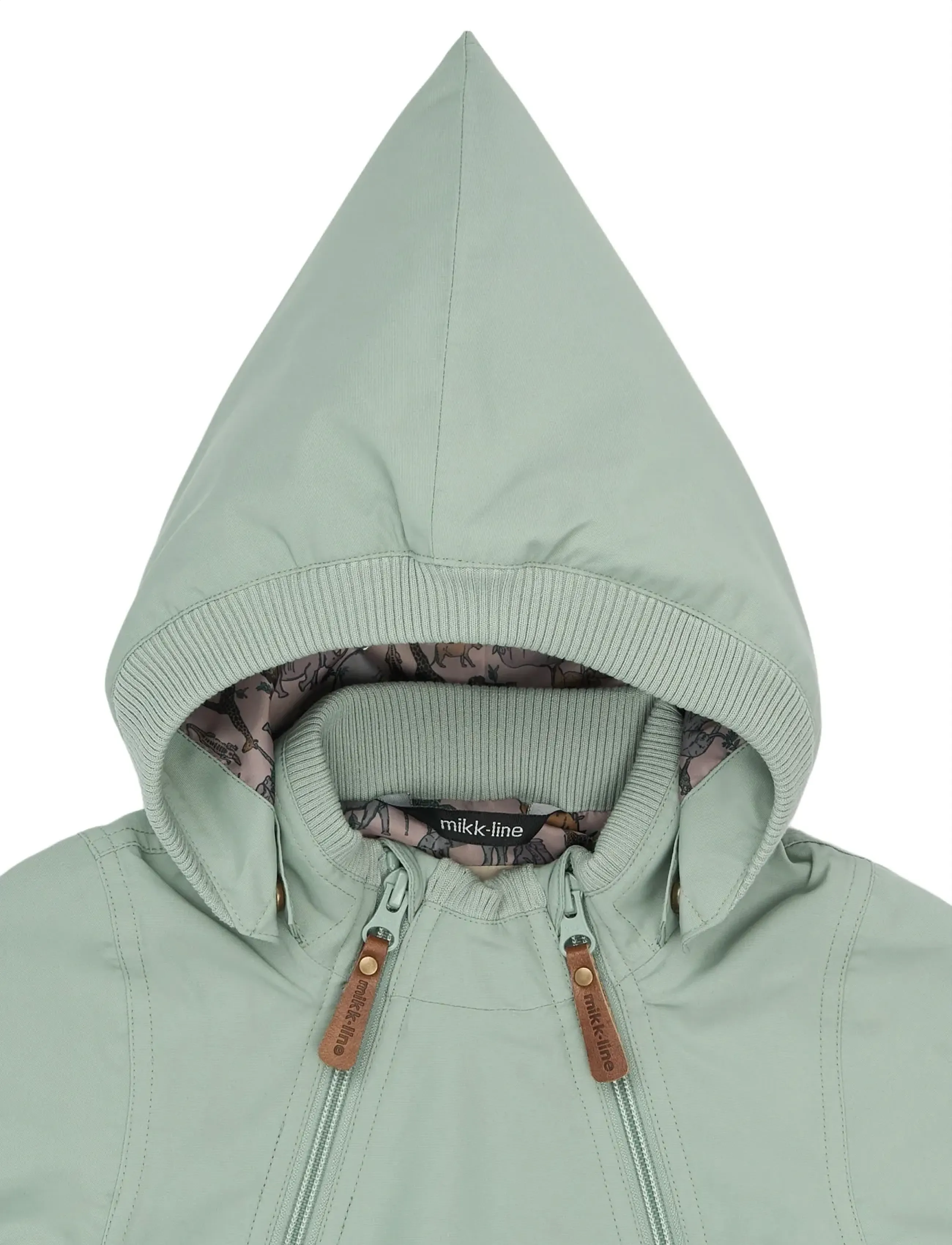 mikk-line - Polyester Baby Jacket, GRS - anoraker - green milieu - 5