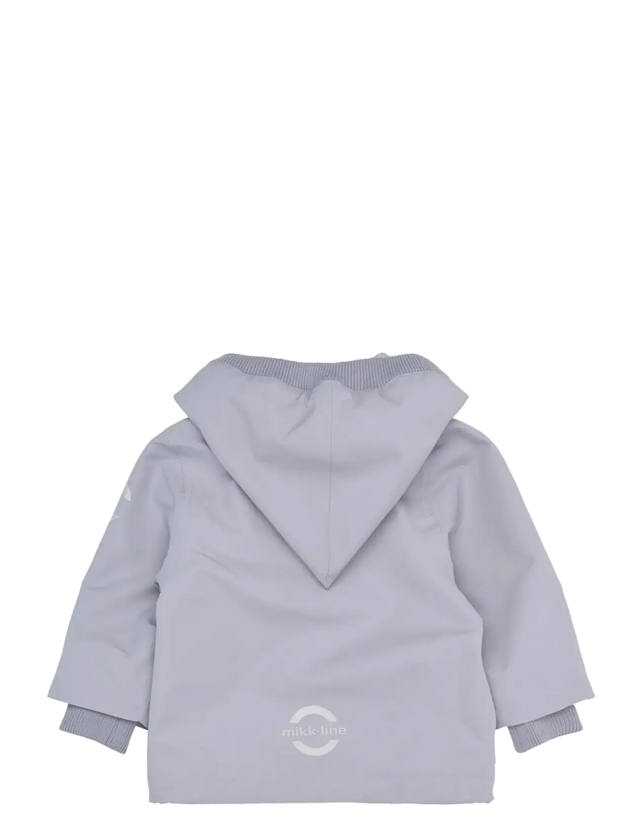 mikk-line - Polyester Baby Jacket, GRS - anorak tipo striukės - lavender gray - 2