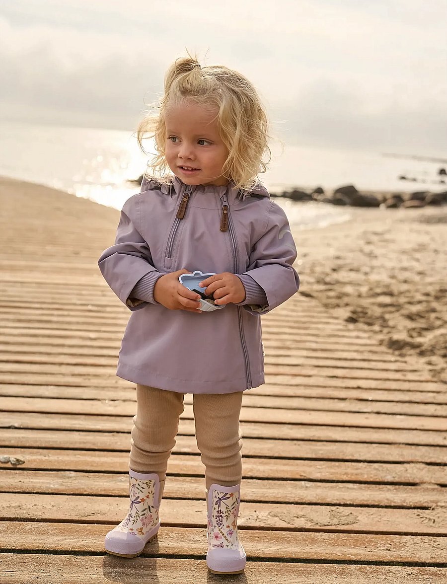 mikk-line - Polyester Baby Jacket, GRS - anorak tipo striukės - lavender gray - 0