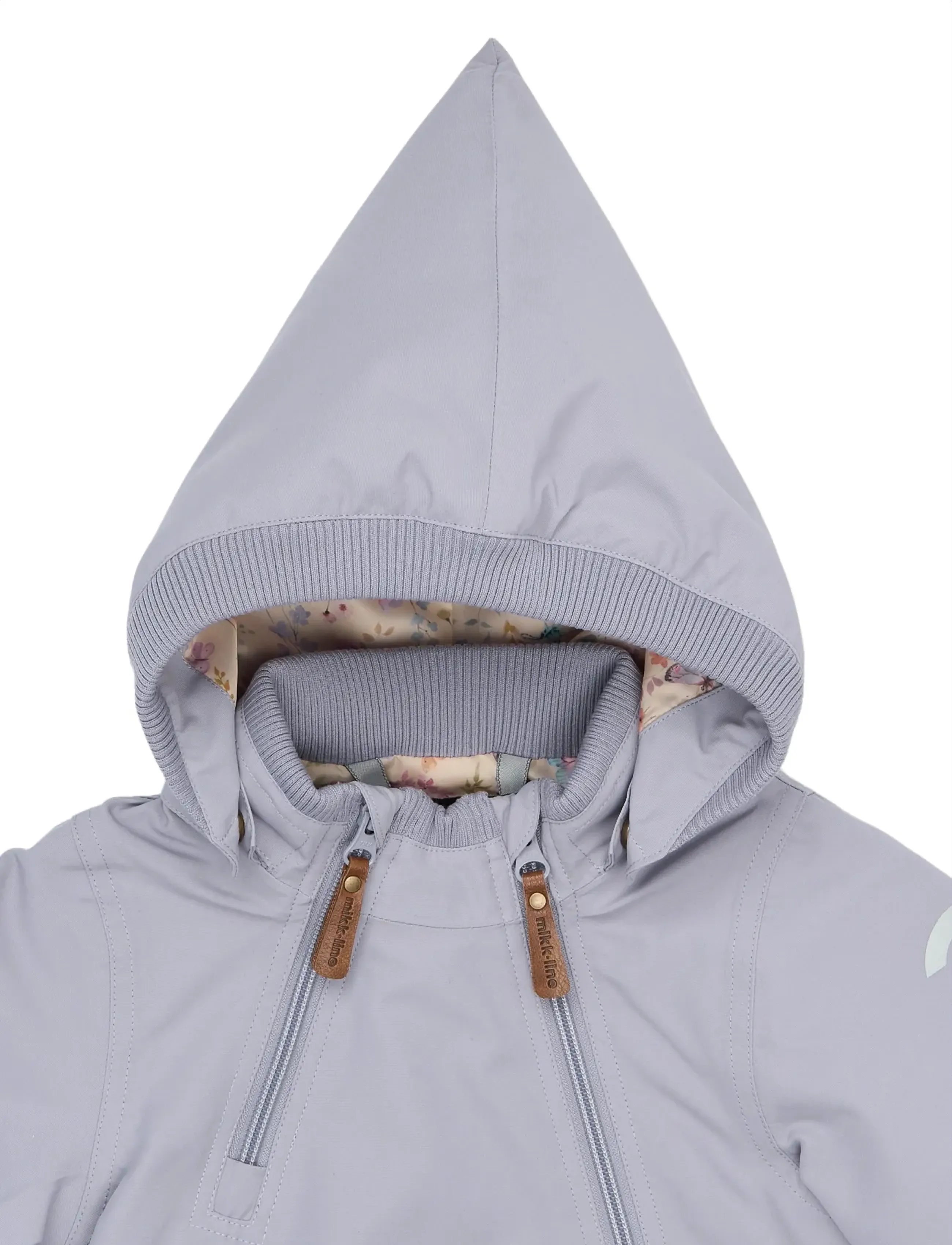 mikk-line - Polyester Baby Jacket, GRS - anoraks - lavender gray - 5