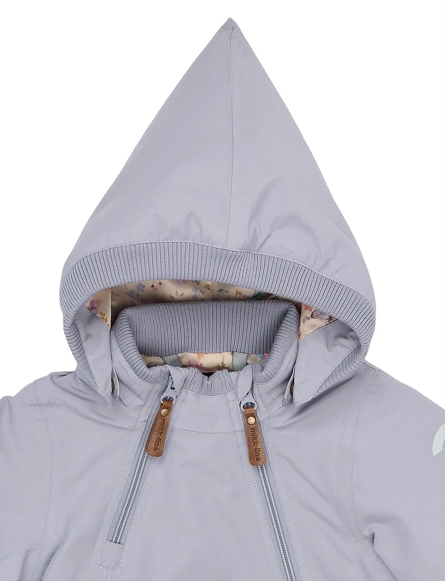 mikk-line - Polyester Baby Jacket, GRS - anorak tipo striukės - lavender gray - 5
