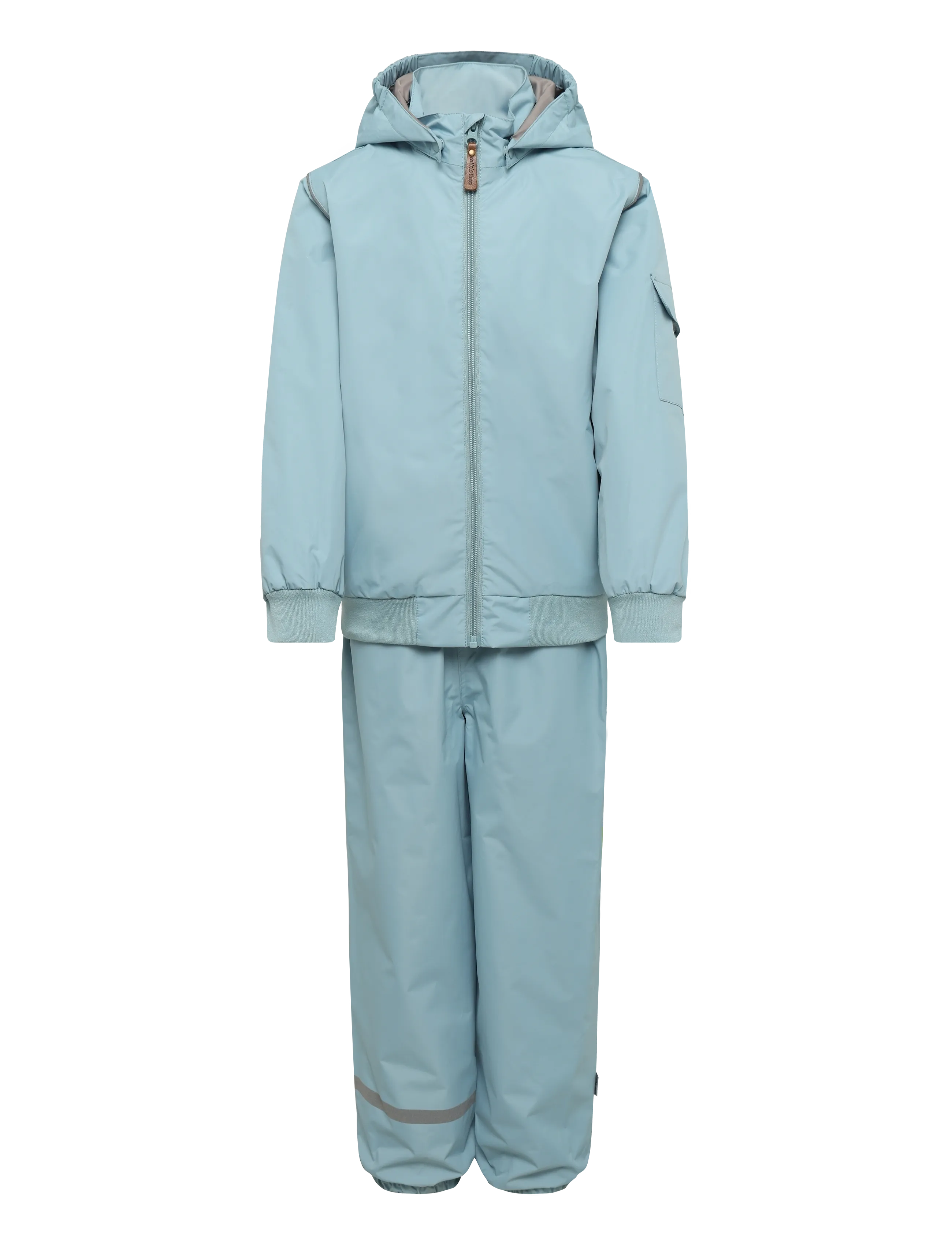 mikk-line Shell Set, 128, Softshells, Blau - Softshell Jackets, Kinder