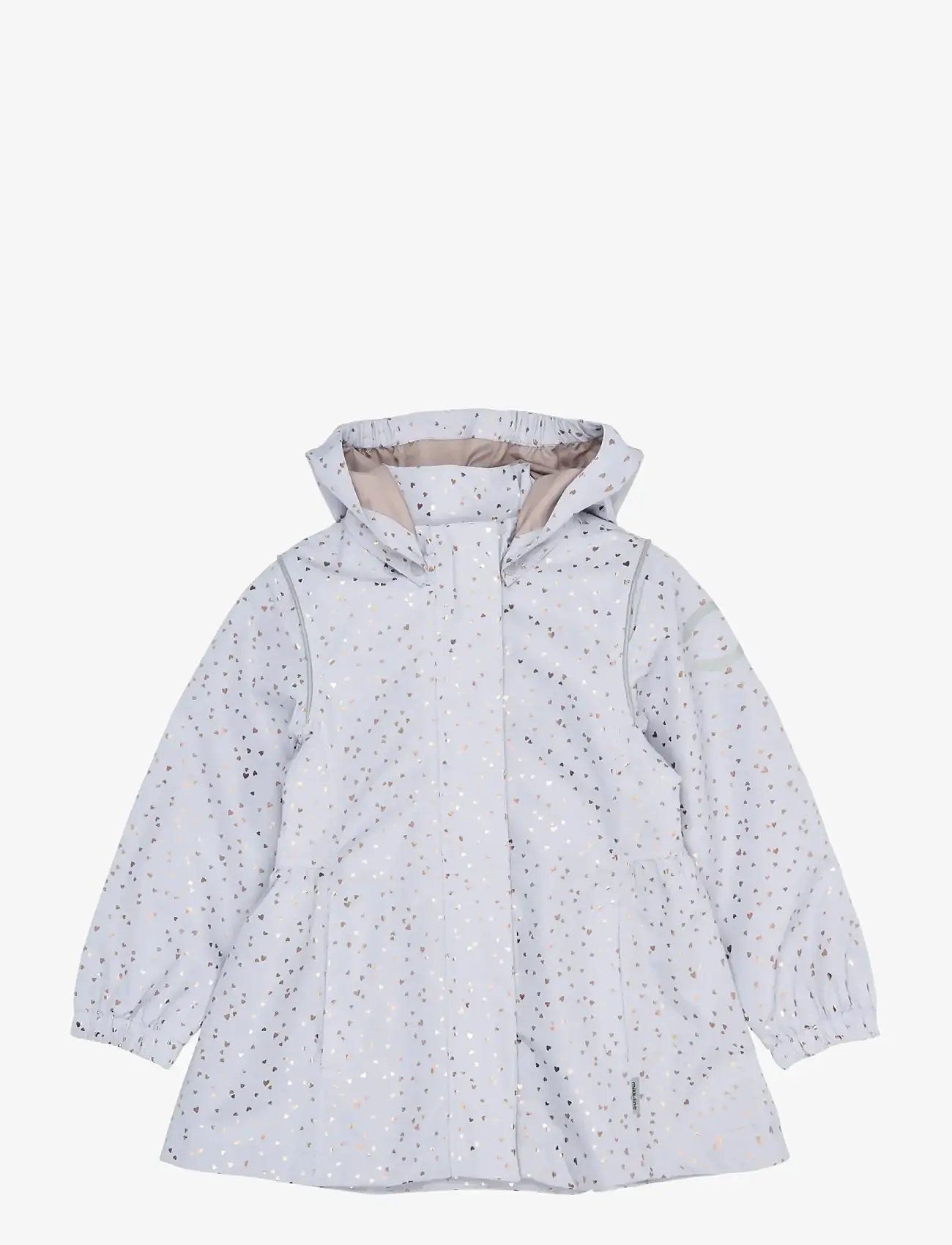 mikk-line - Shell Set - shell coveralls - heart sprinkle foil aop - 2