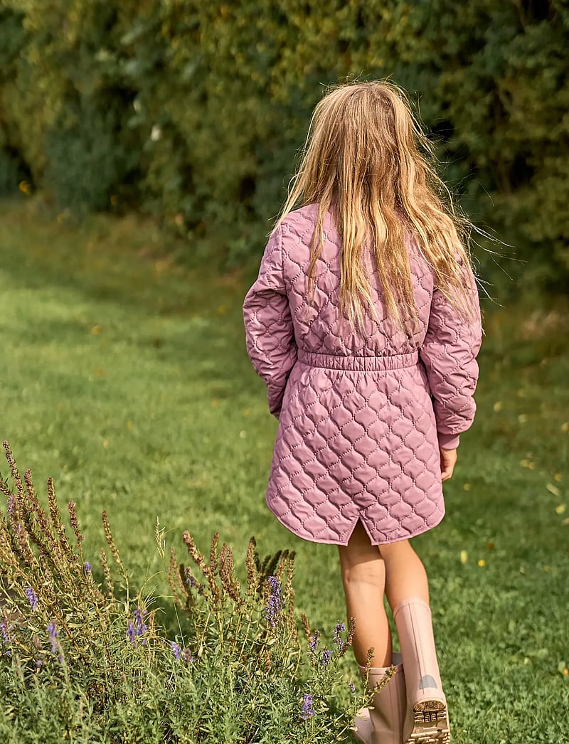 mikk-line - Duvet Girls Coat - vatteraðir jakkar - dusky orchid - 4