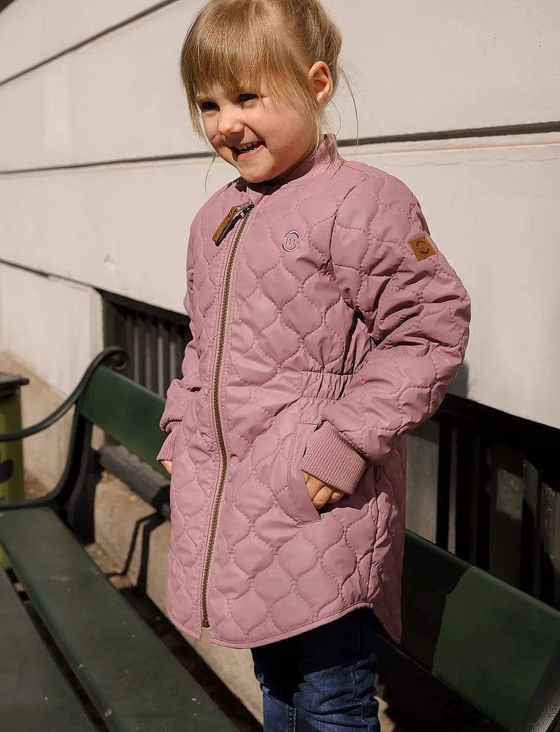 mikk-line - Duvet Girls Coat - vatteraðir jakkar - dusky orchid - 5