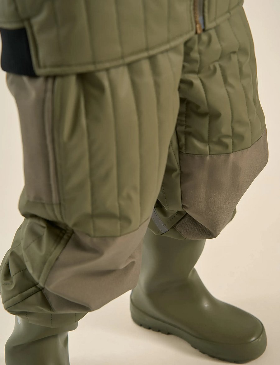 mikk-line - Duvet Pants - termobukser - dusty olive - 3
