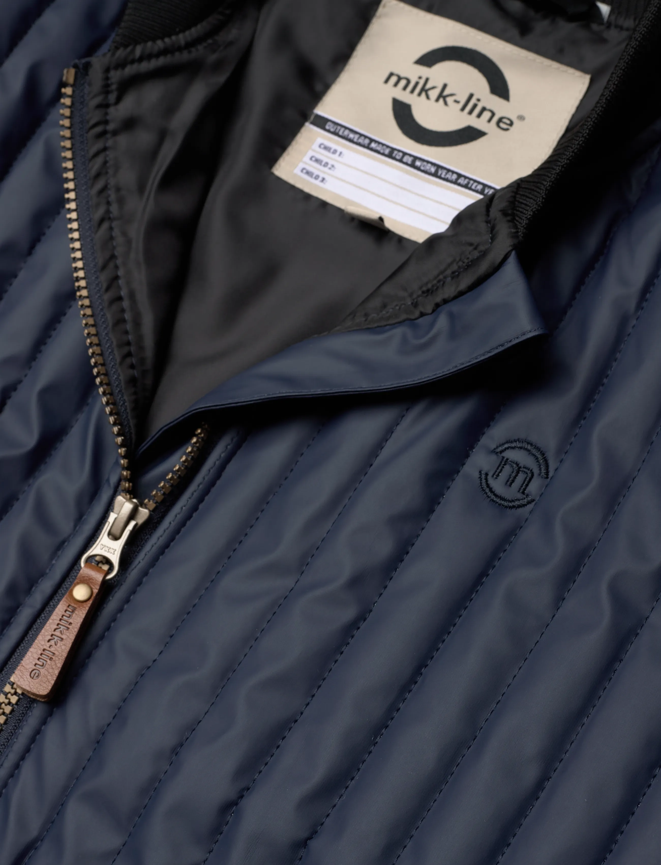 mikk-line - Duvet Boys Jacket - efterårsjakker - blue nights - 2