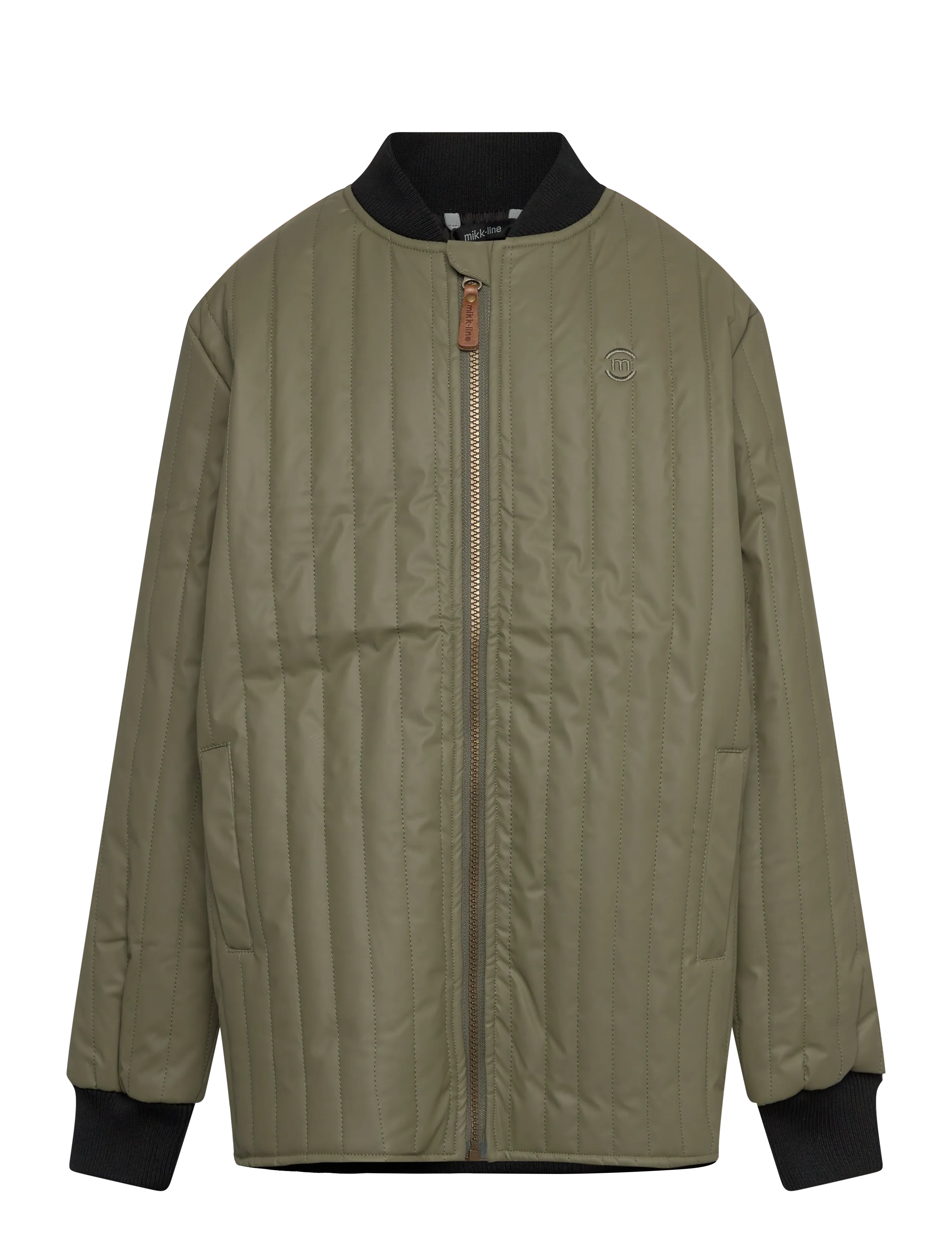 mikk-line Duvet Boys Jacket - Õueriided - DUSTY OLIVE / khaki/green