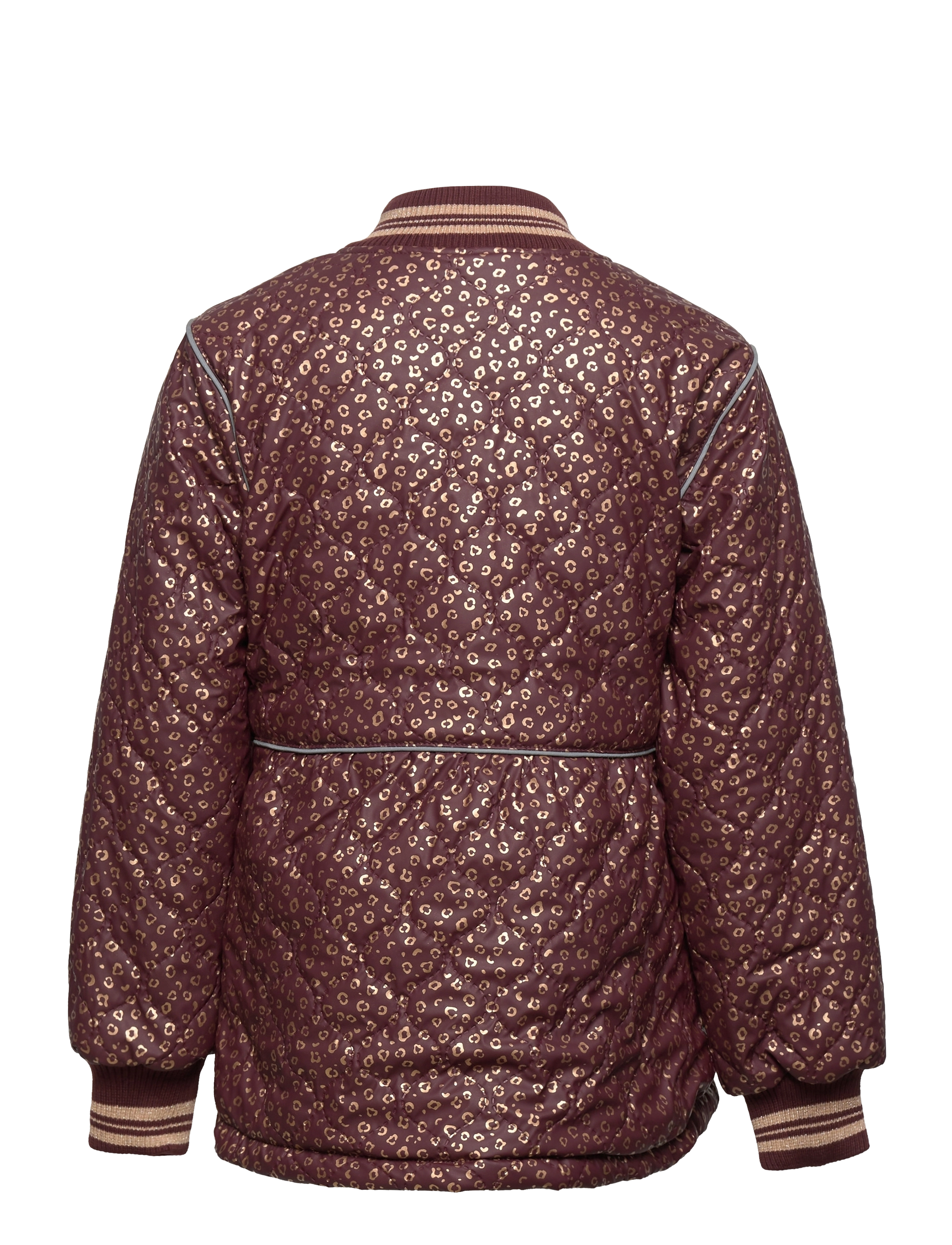 mikk-line - Duvet Jacket Glitter w Fleece - decadent chocolate - 1