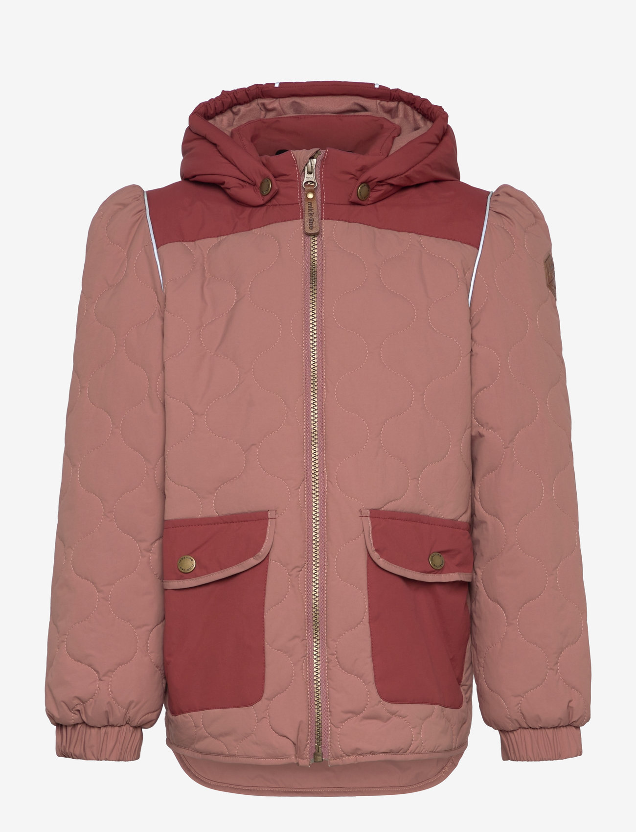mikk-line - Thermal Mix Jacket Warm Puff - quiltede jakker - burlwood - 1