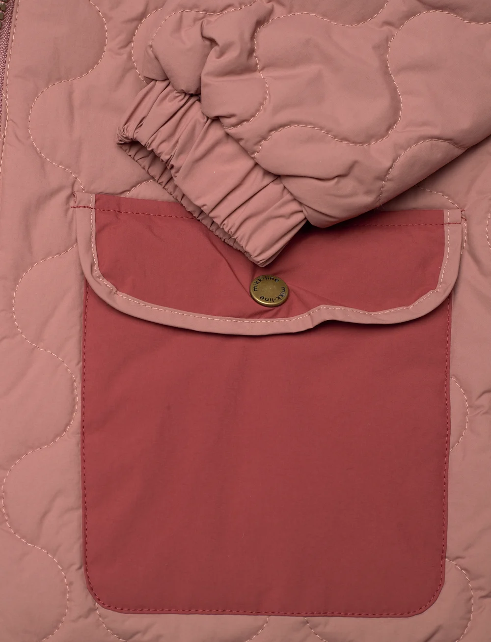 mikk-line - Thermal Mix Jacket Warm Puff - thermo-jacken - burlwood - 4