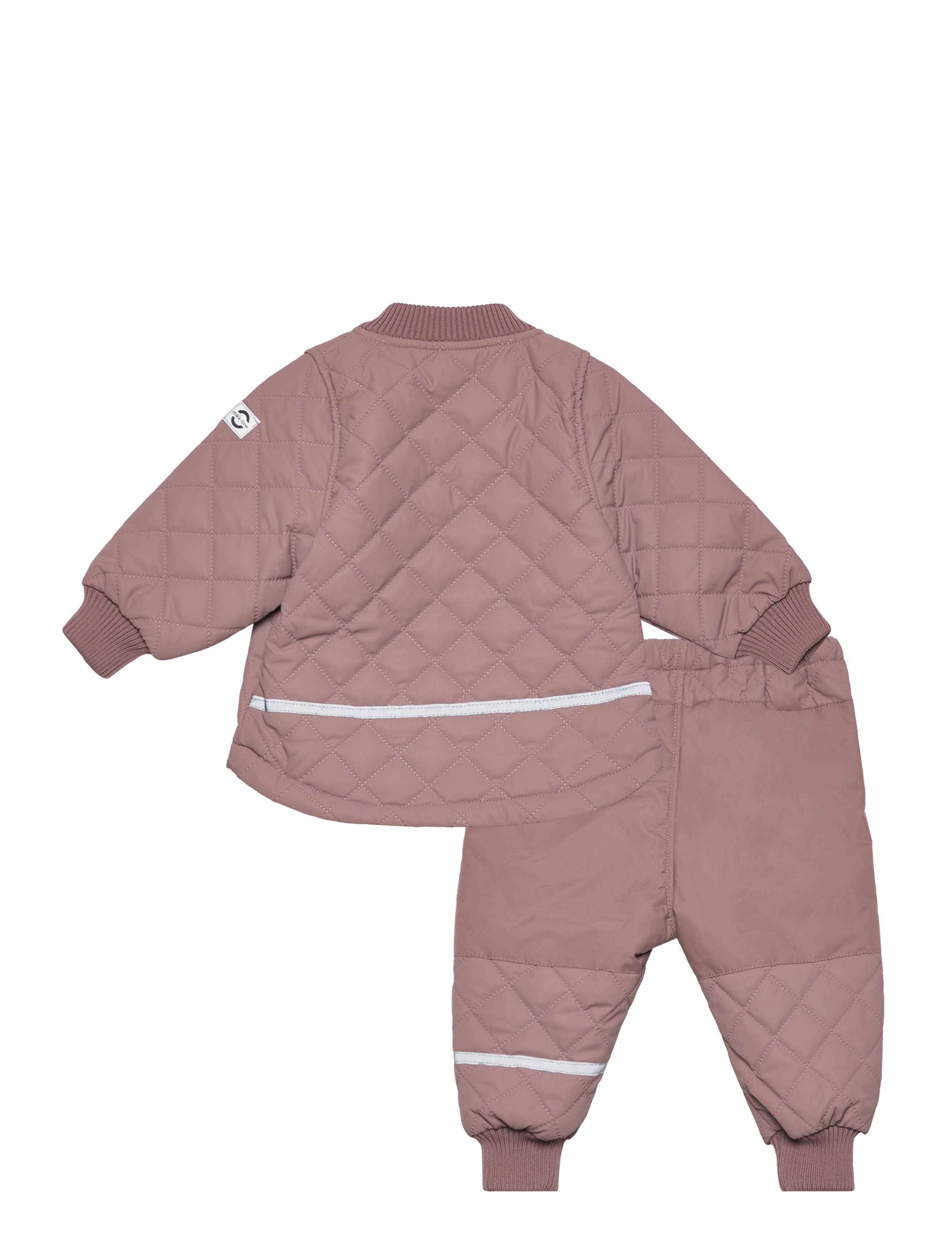 mikk-line - Duvet Set w. Fleece - twilight mauve - 2