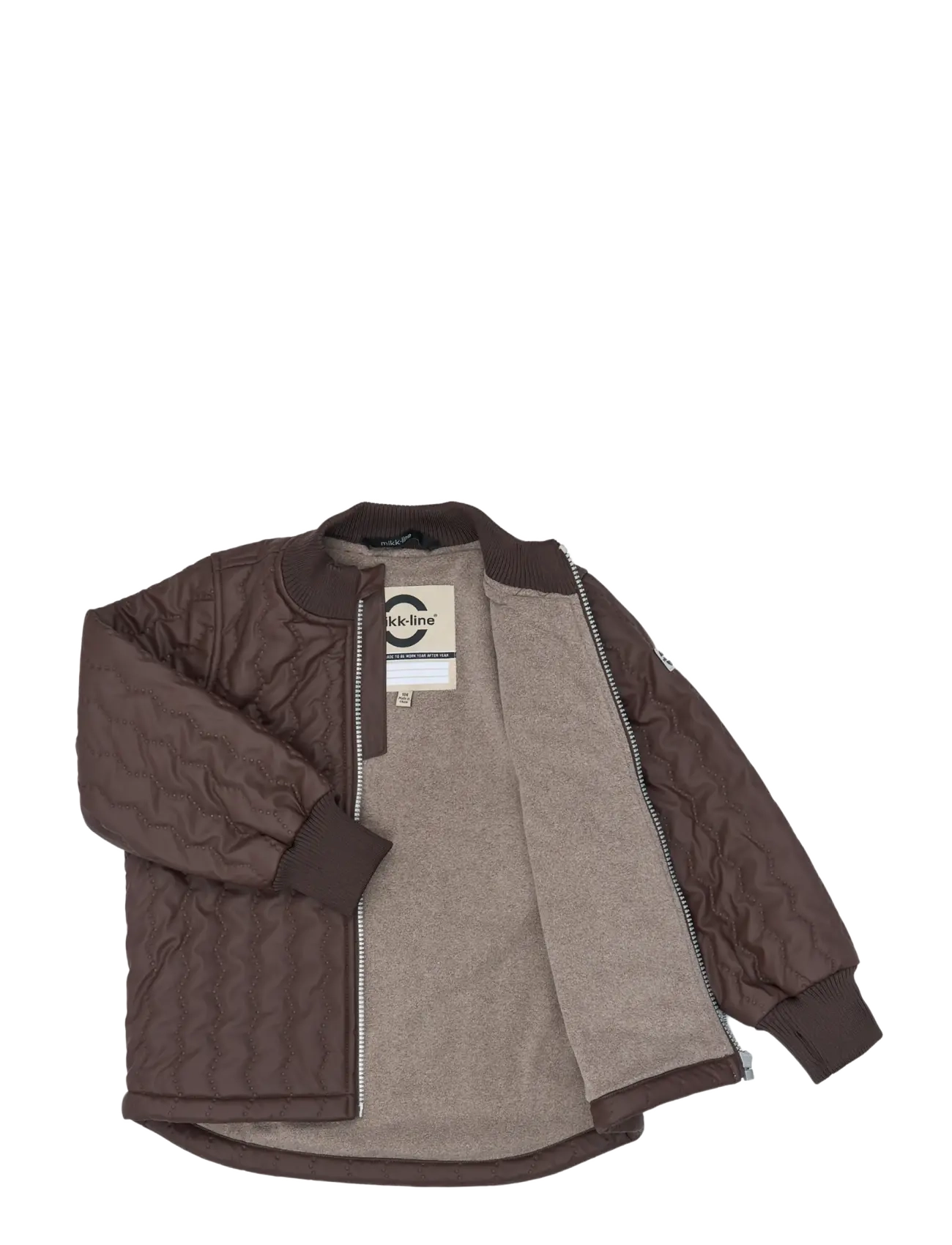 mikk-line - Duvet Set w. Fleece - tracksuits - coffee bean - 3