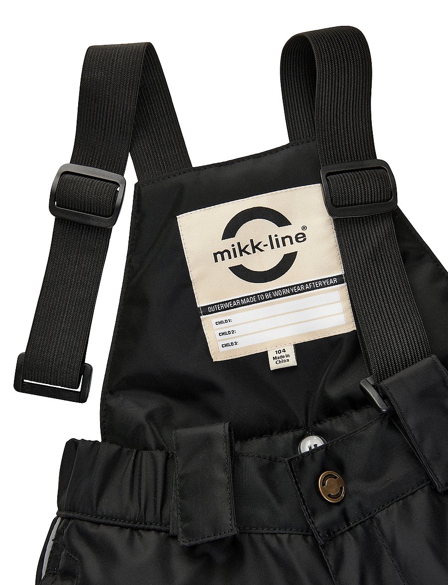 mikk-line - Uni Snow Pants - vinterbukser - black - 2