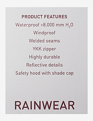 mikk-line - PU Rain Pants / Susp 104 - rain trousers - black - 3