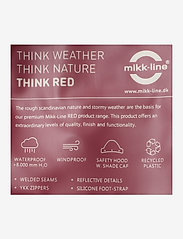 mikk-line - PU Rain Set w. Sherpa Lining/Susp 104 - rain sets - burnt russet - 6