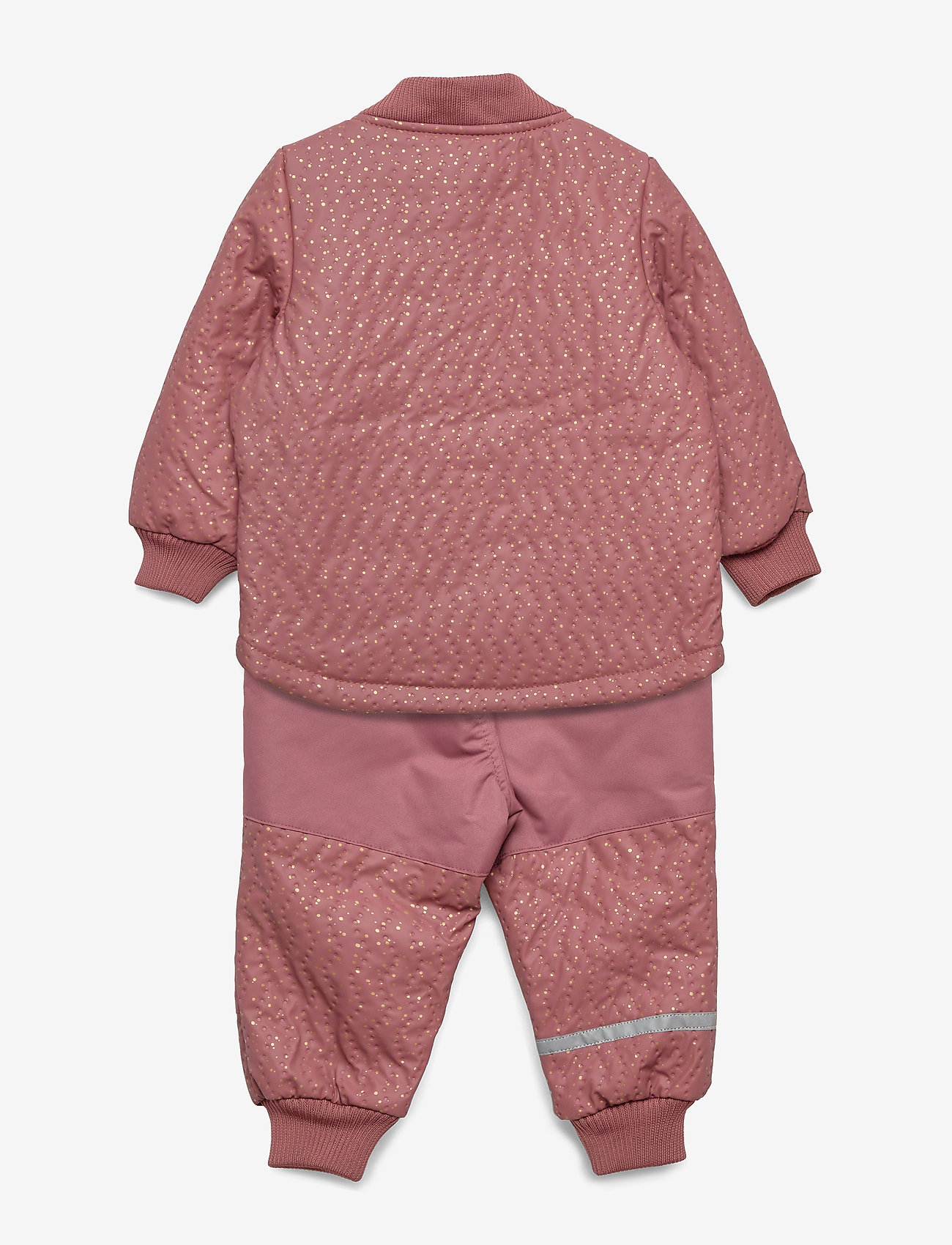 Mikk-Line - Duvet Girls Set w. Print - rose brown - 1