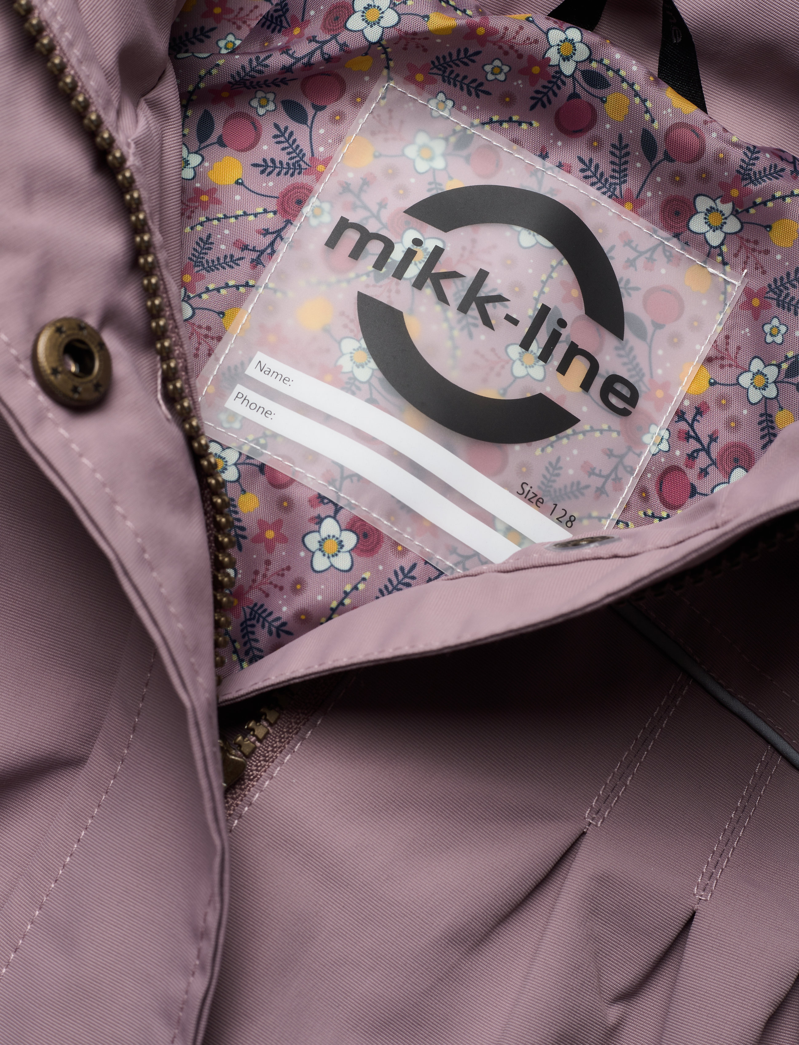 Mikk-Line - Nylon Girls Jacket - elderberry - 4