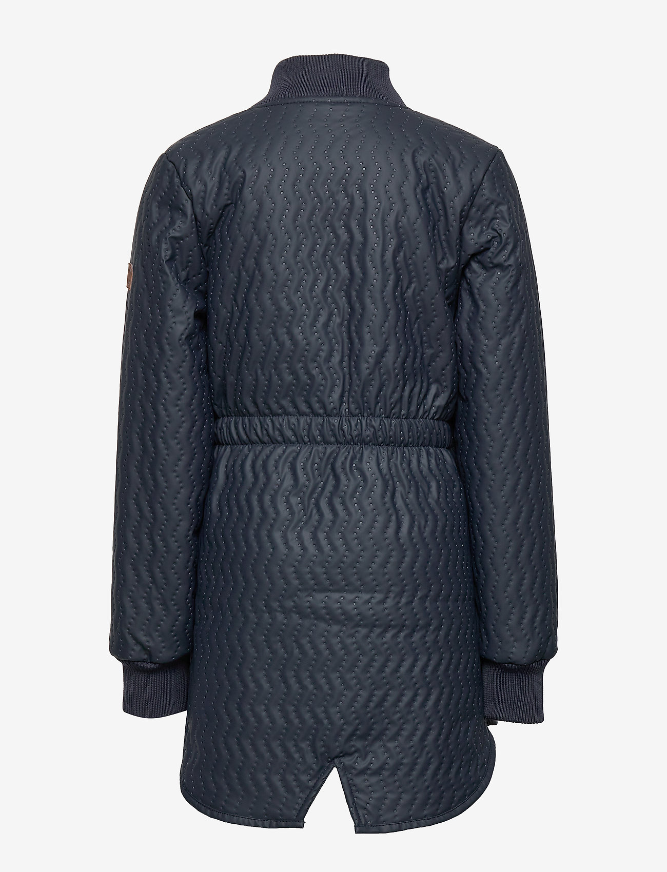 Mikk-Line - Duvet Girls Coat w. Printed Lining - blue nights - 1