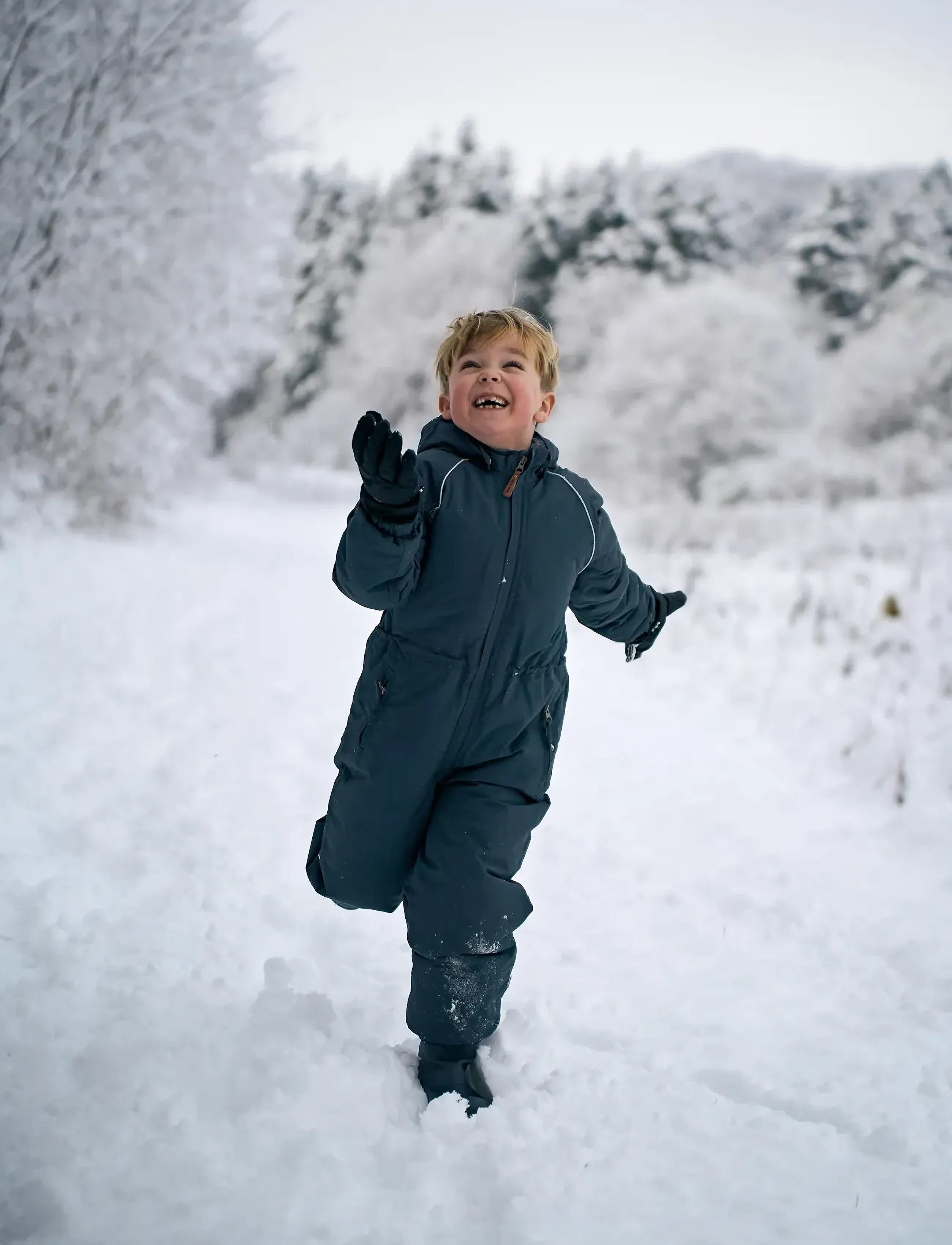 mikk-line - Nylon Junior Suit - Solid - snowsuit - blue nights - 0