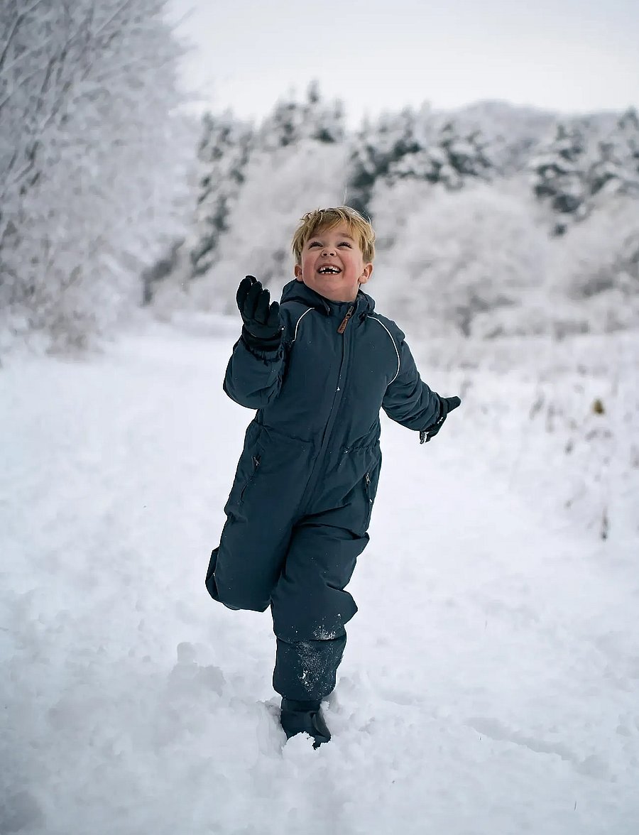 mikk-line - Nylon Junior Suit - Solid - snowsuit - blue nights - 0