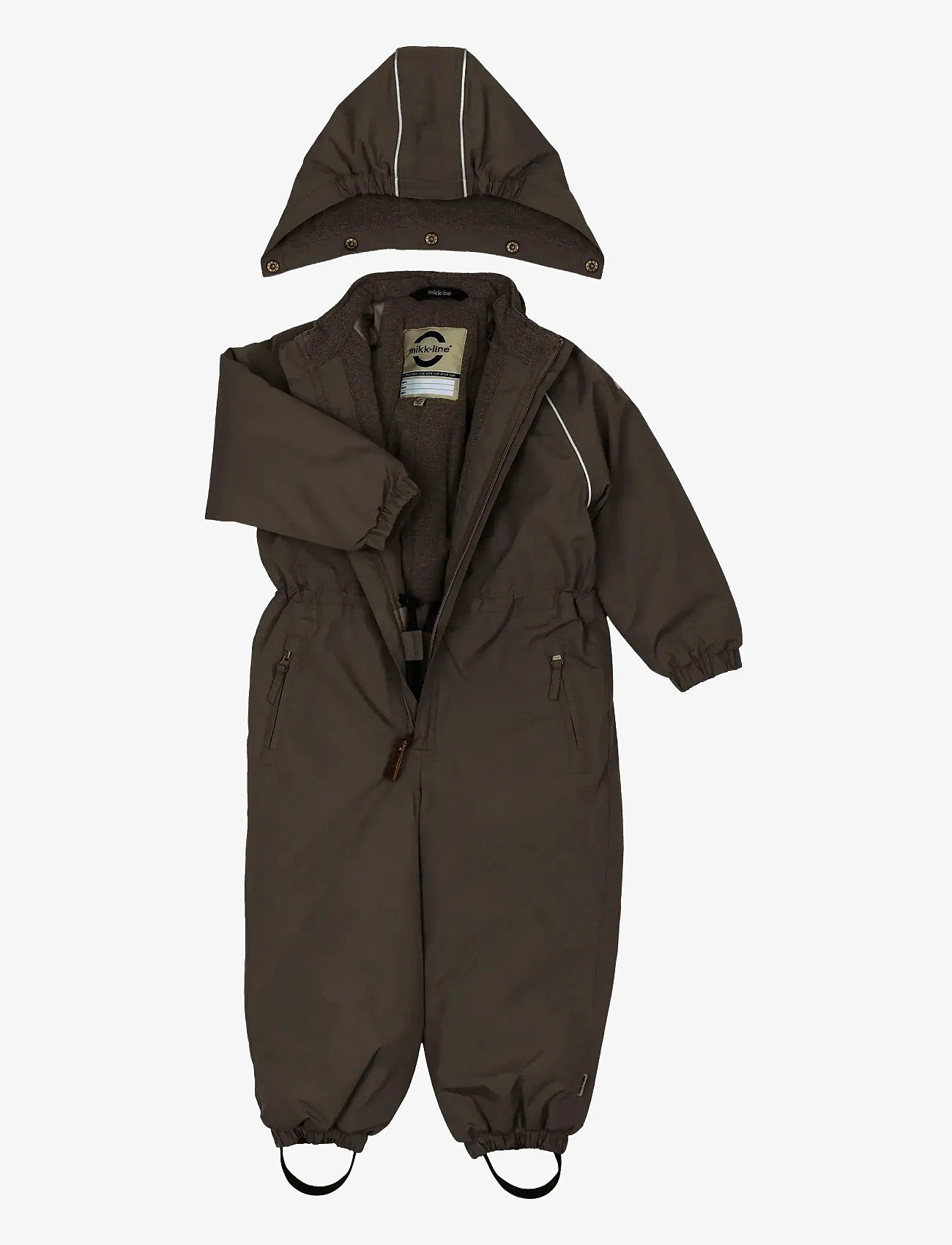 mikk-line - Nylon Junior Suit - Solid - overtøj - raisin - 2