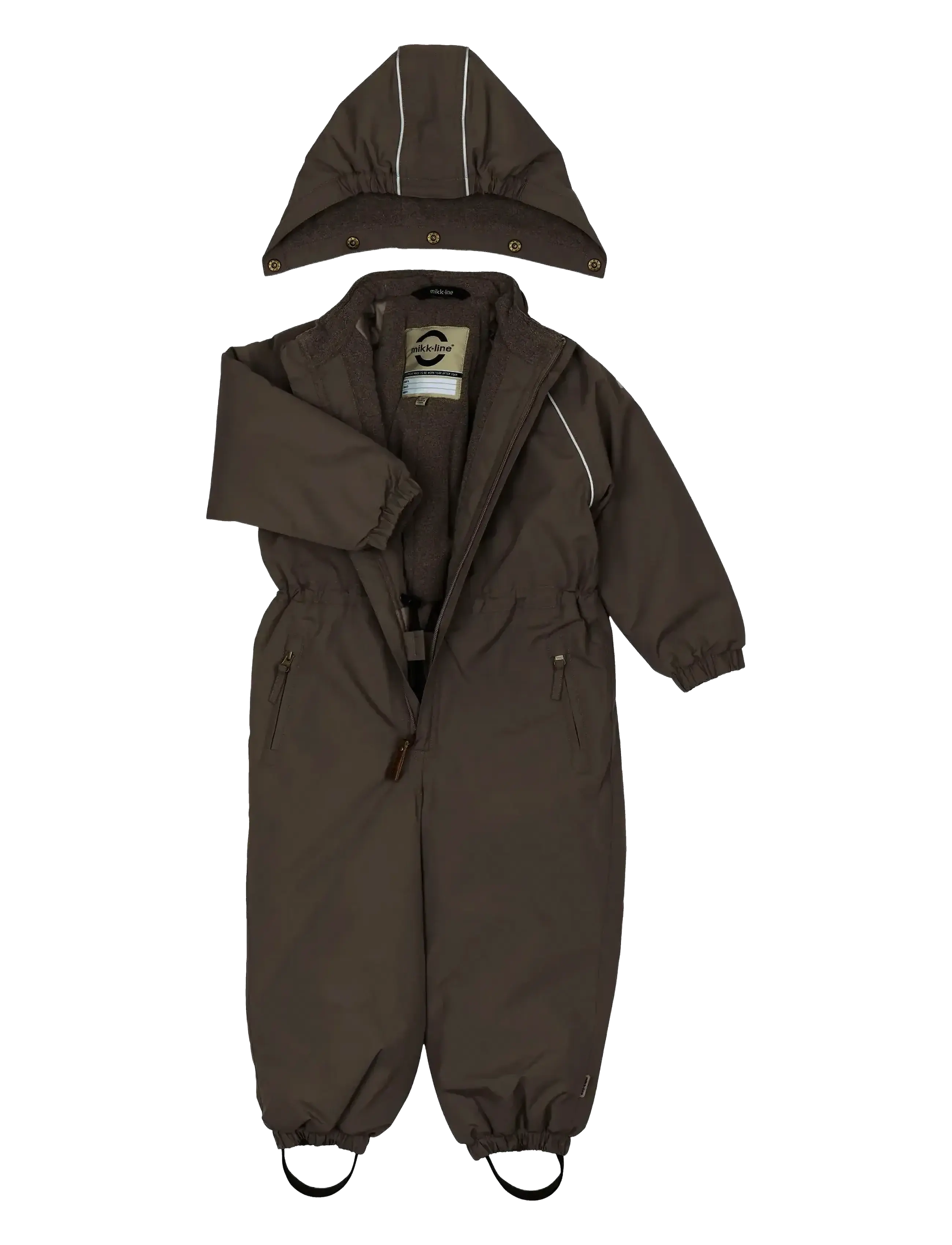 mikk-line - Nylon Junior Suit - Solid - overalls - raisin - 2