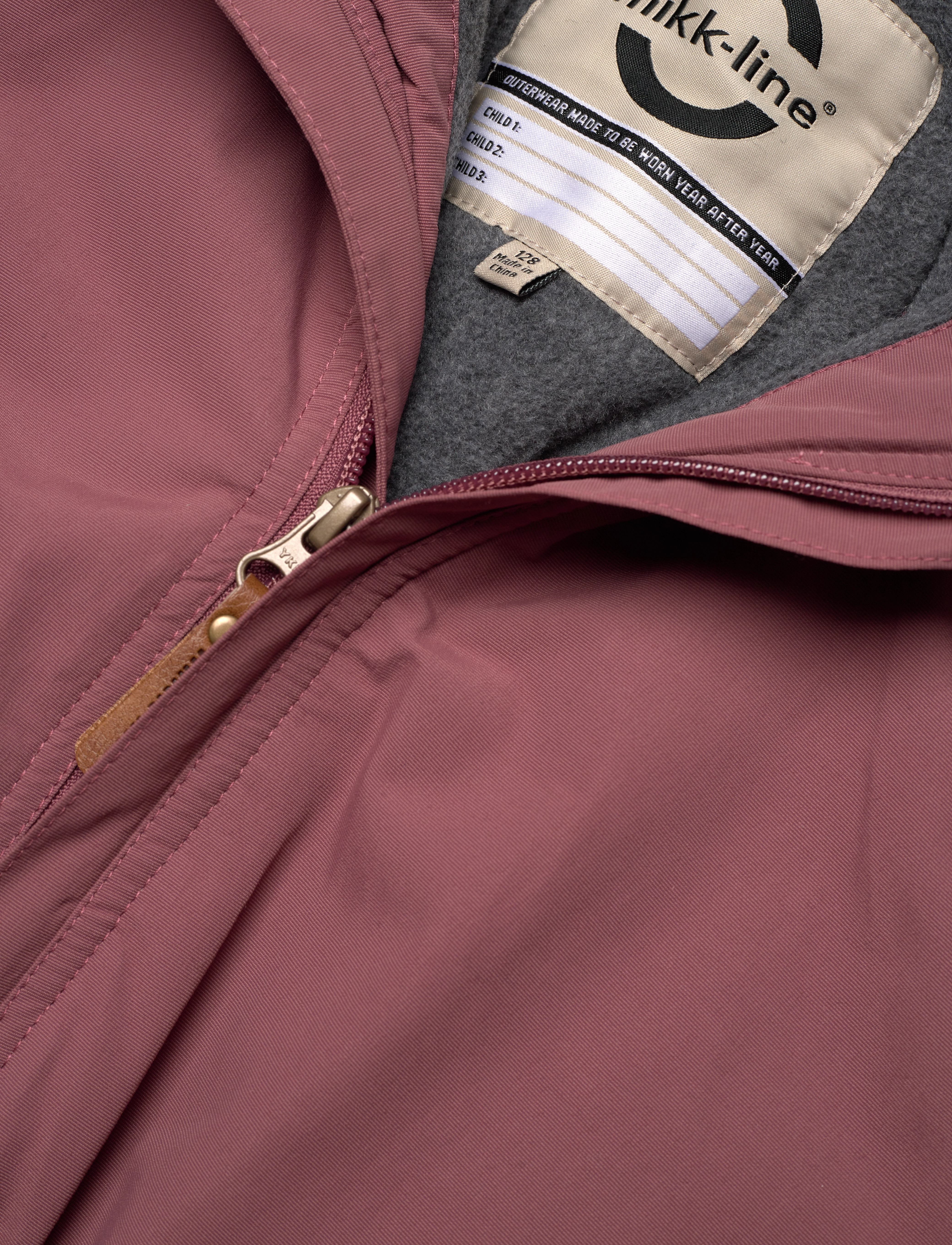 mikk-line - Nylon Junior Suit - Solid - yttertøy - rose brown - 2