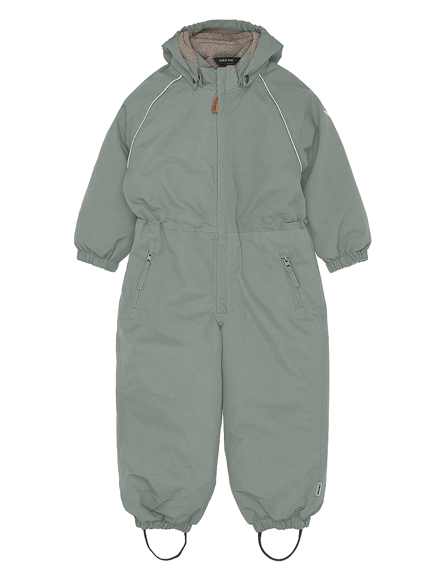 mikk-line - Nylon Junior Suit - Solid - schneeanzug - sedona sage - 0