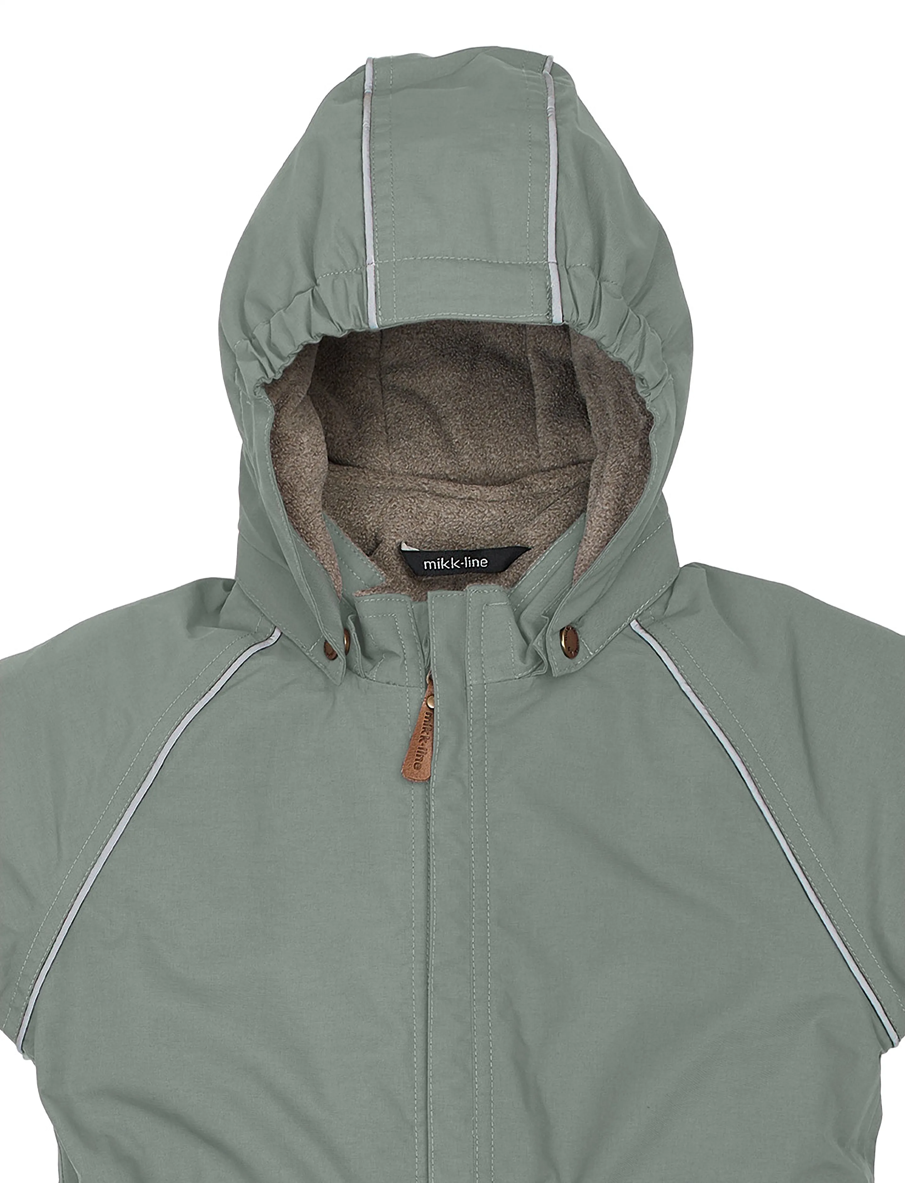 mikk-line - Nylon Junior Suit - Solid - schneeanzug - sedona sage - 3