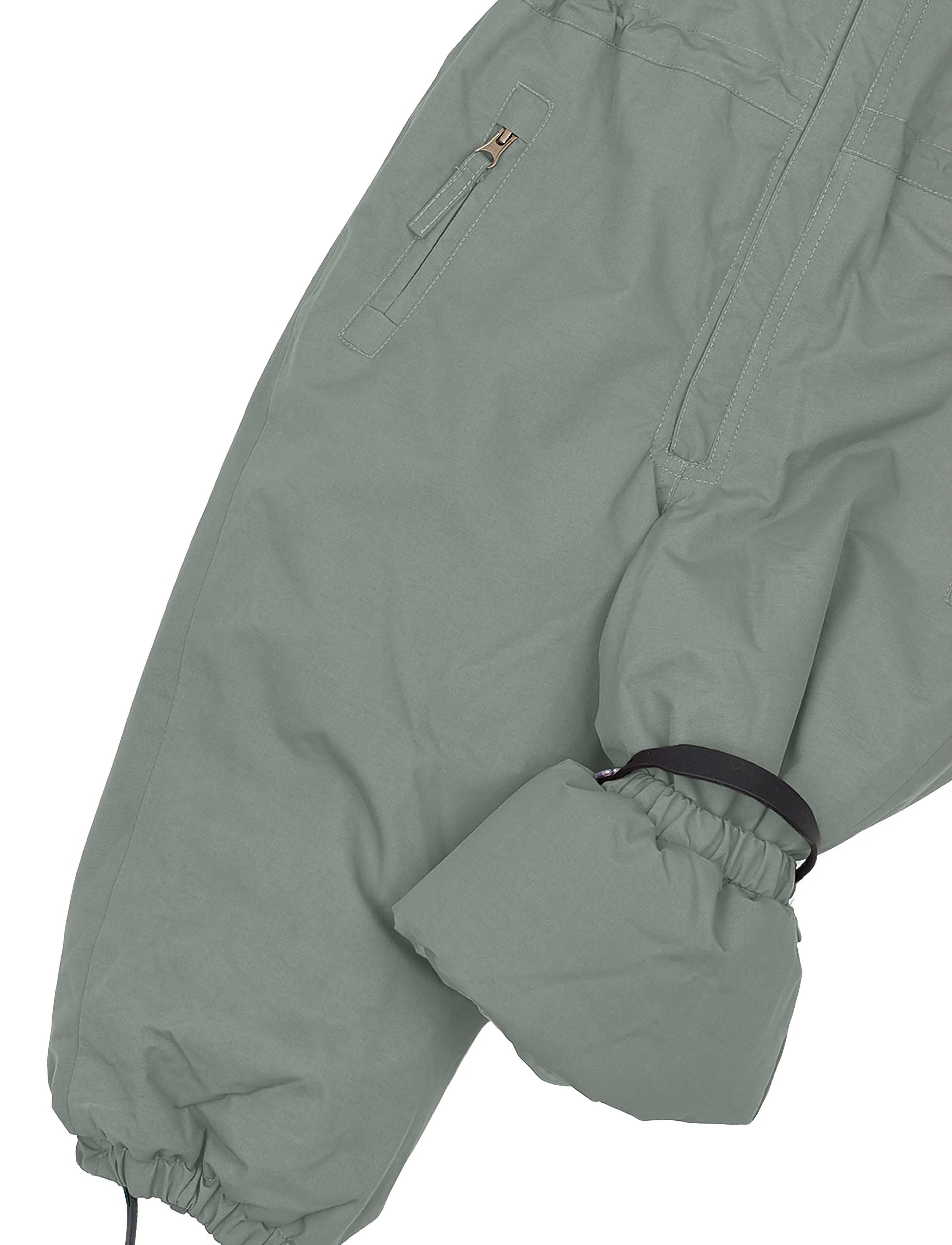mikk-line - Nylon Junior Suit - Solid - schneeanzug - sedona sage - 5