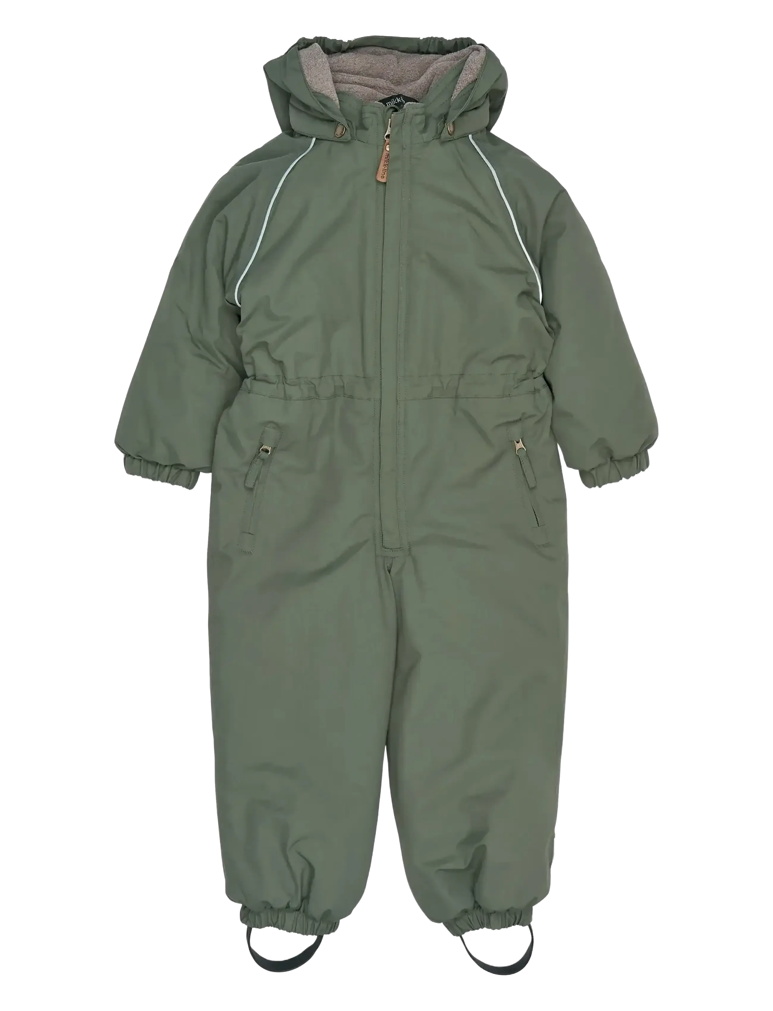 MIKK-LINE Nylon Junior Anzug - Solid Grün - 98 - Kinder