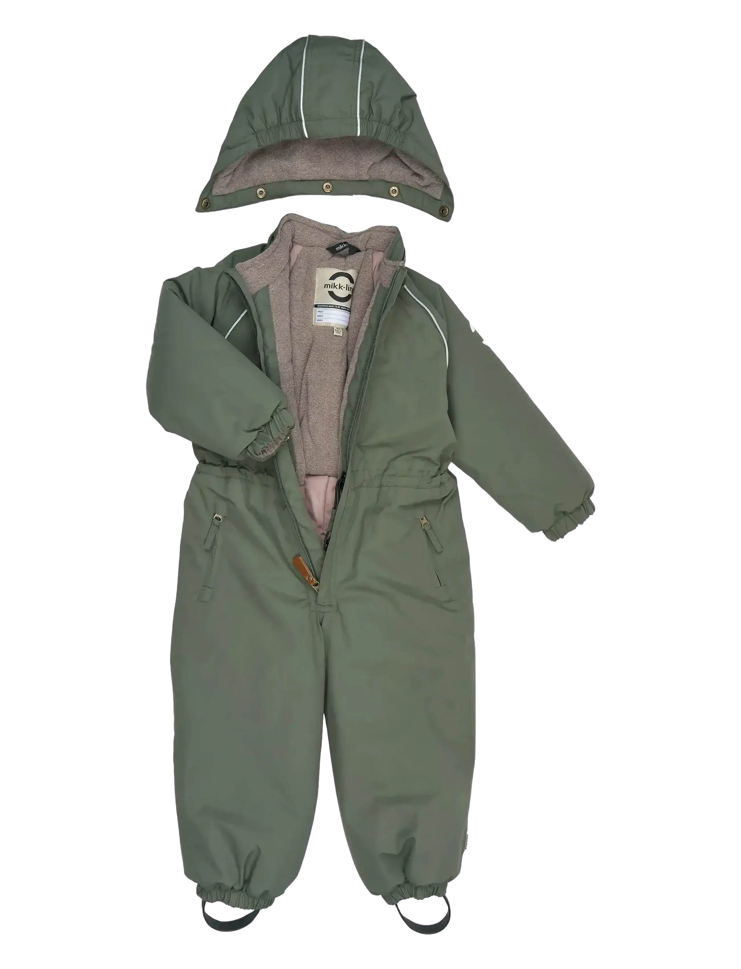 mikk-line - Nylon Junior Suit - Solid - jacken & mäntel - thyme - 2