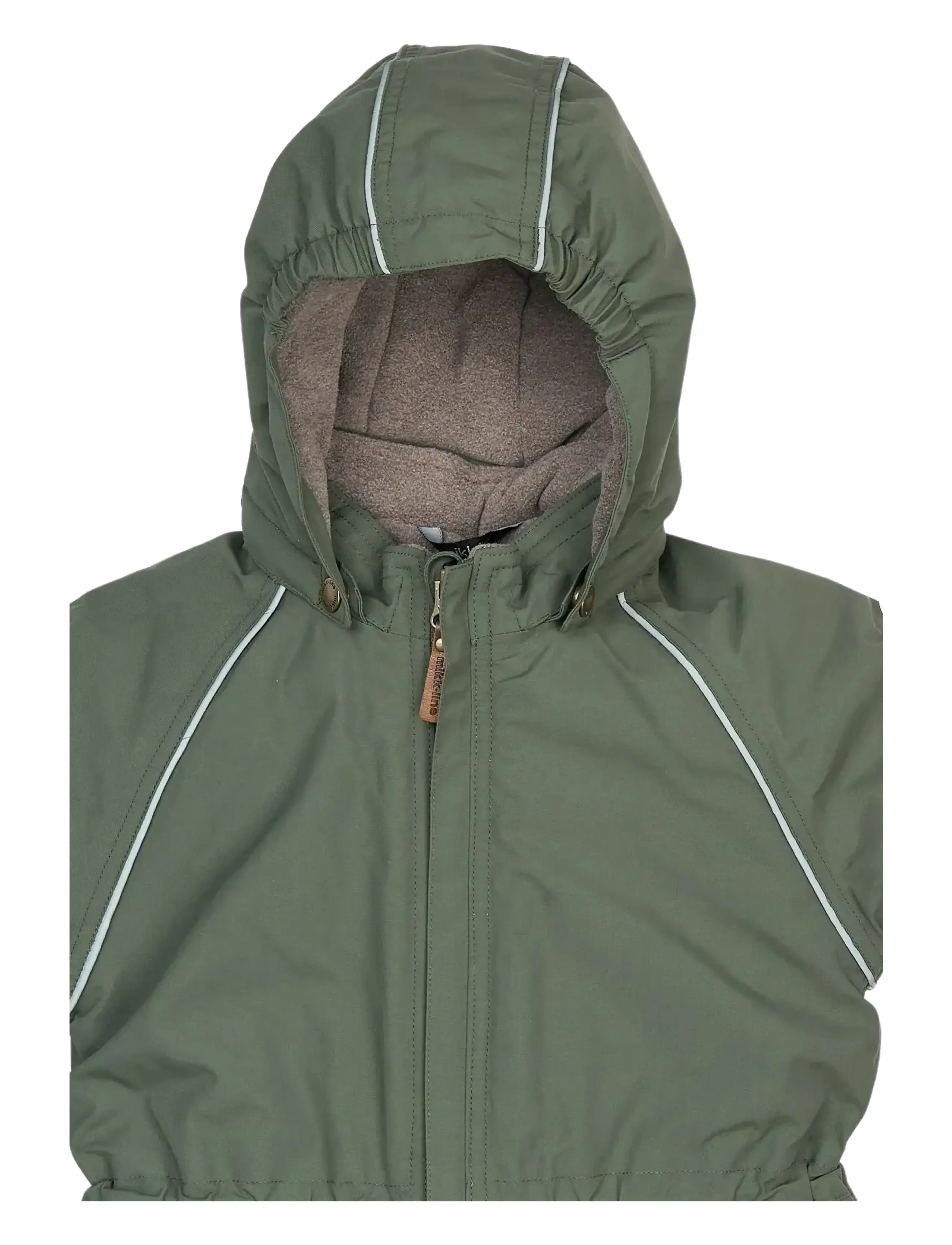 mikk-line - Nylon Junior Suit - Solid - jacken & mäntel - thyme - 3