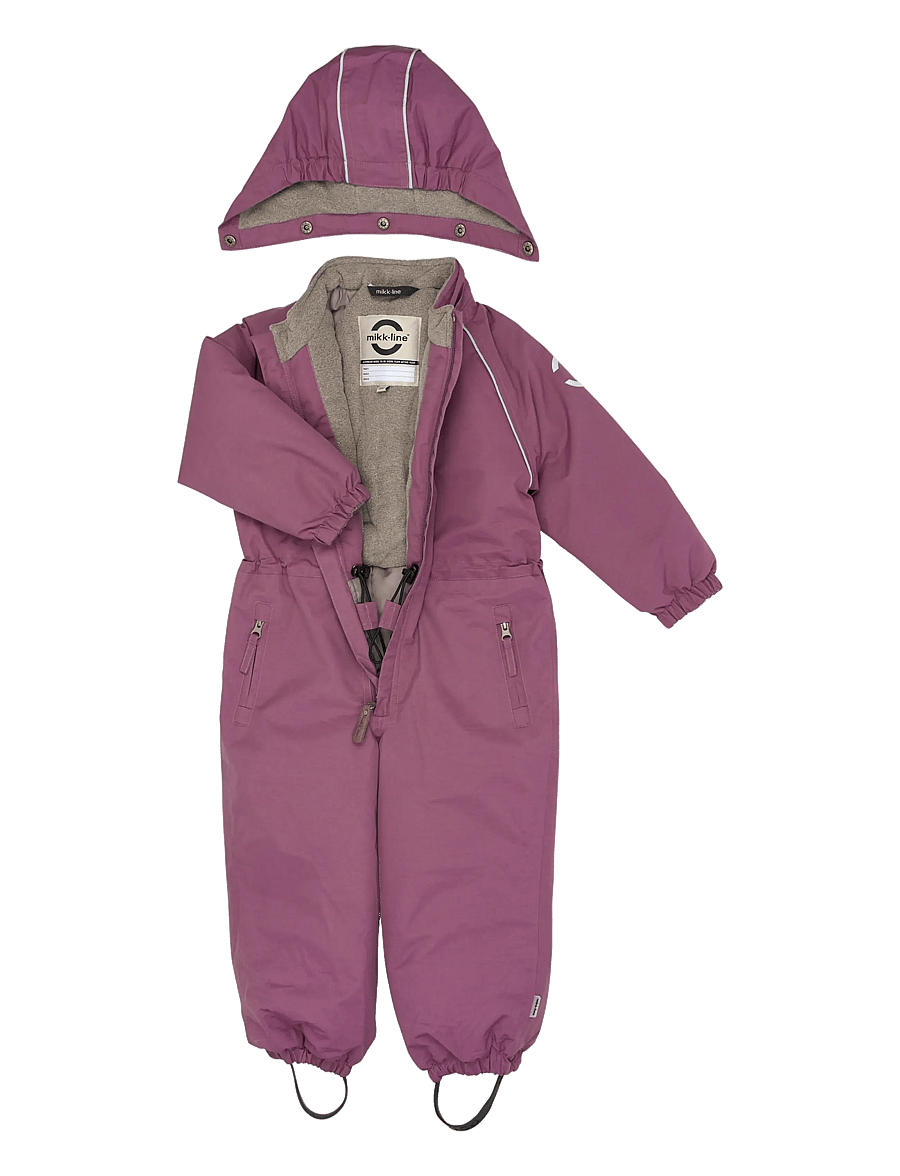 mikk-line - Nylon Junior Suit - Solid - schneeanzug - tulipwood - 2